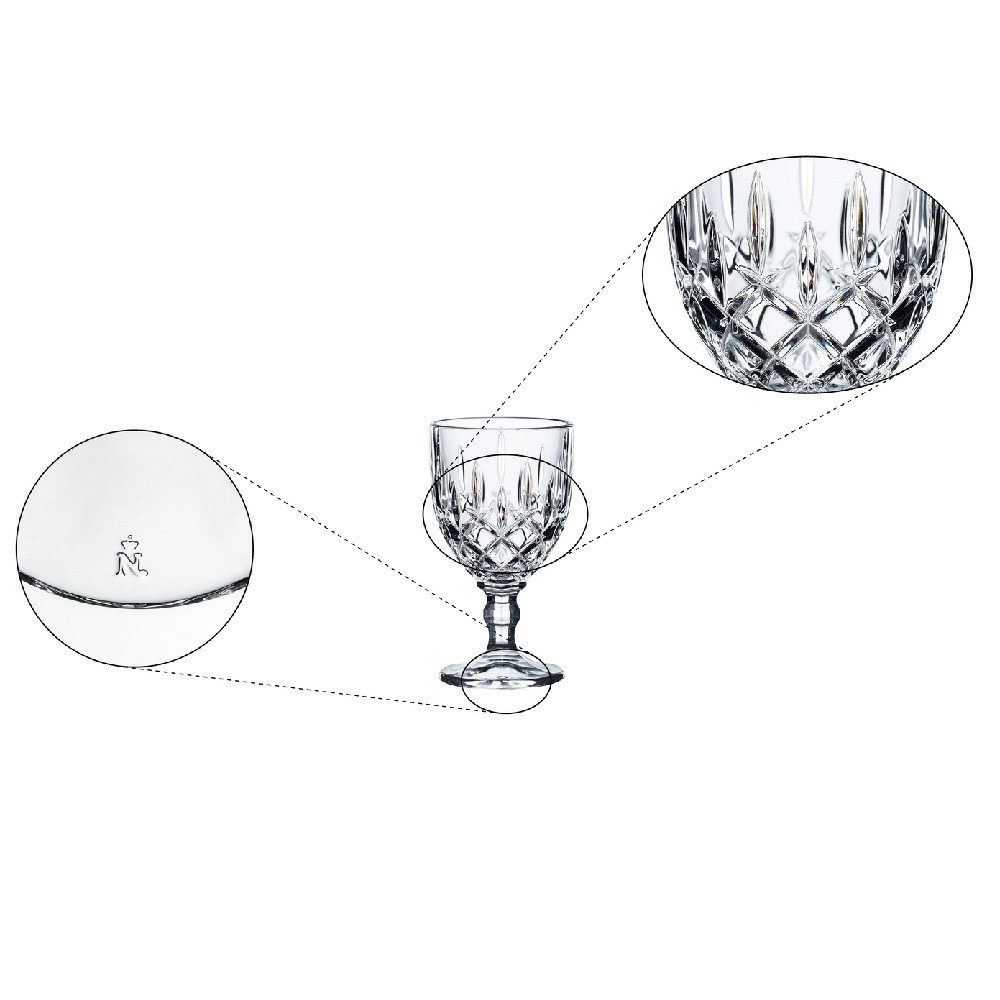 Nachtmann Schnapsglas Nachtmann Noblesse Likörglas 4er Set, Kristallglas