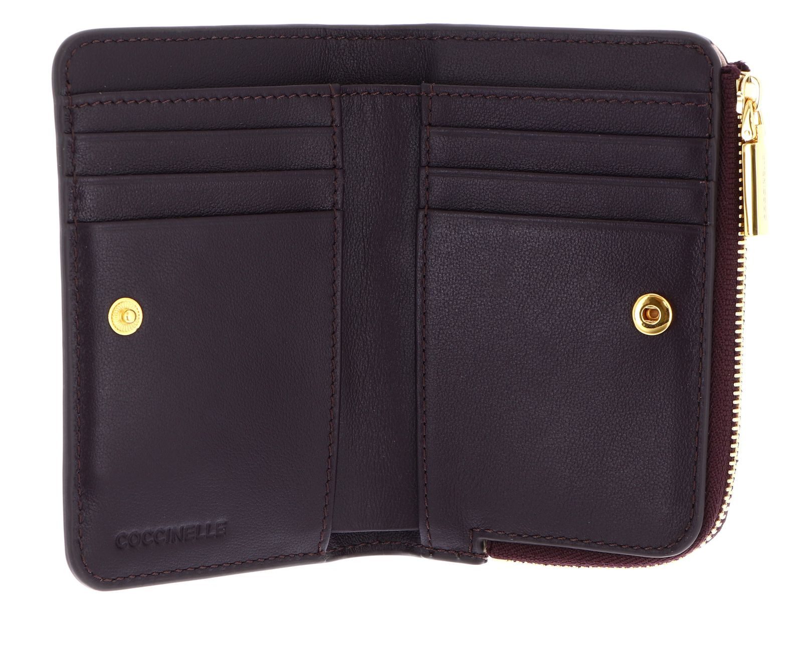 COCCINELLE Geldbörse Wallet, aus echtem Rindsleder mit RFID-Blocker Schutz