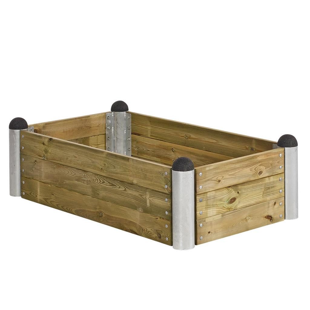 Hochbeet PLUS PIPE Hochbeet 80 x 140 cm - Druckimprägniert