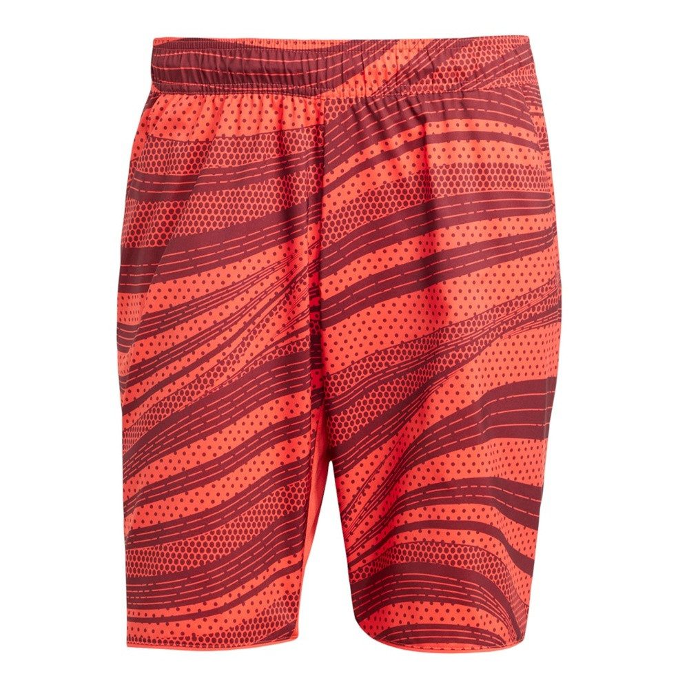 adidas Performance Shorts Tennishose Club Climacool Graphic 9in kurz rot He günstig online kaufen