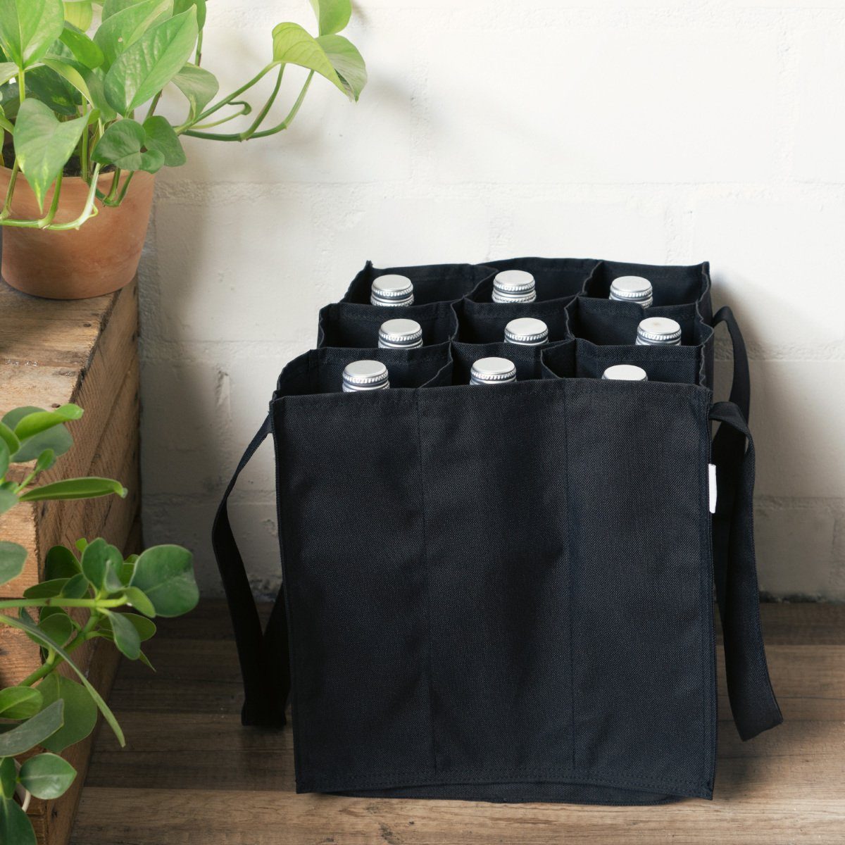 Navaris Flaschenkorb 9er Bottlebag Flaschentasche - günstig online kaufen