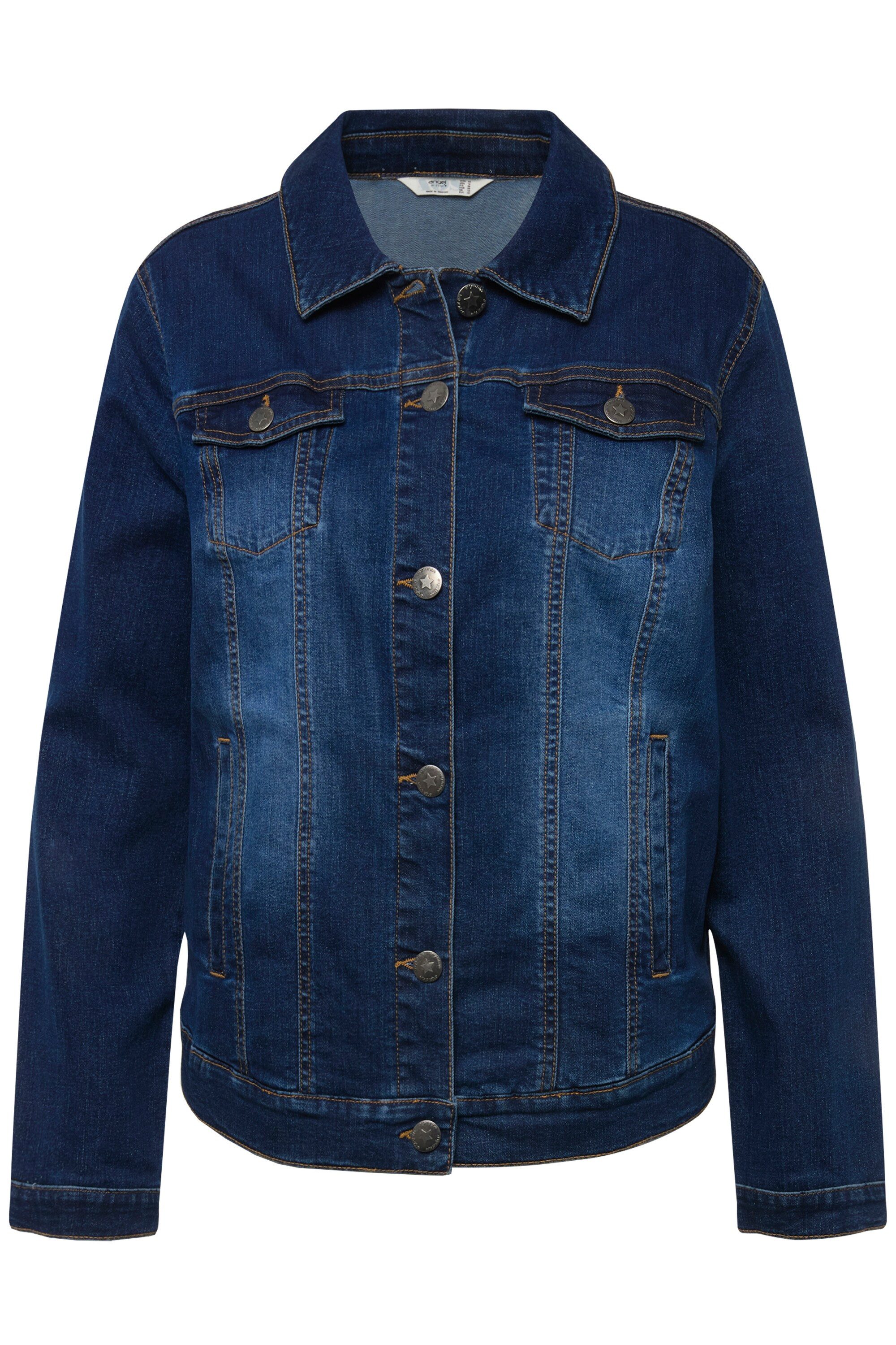 Angel of Style Jeansjacke Jeansjacke Frieda Wascheffekte Hemdkragen Langarm günstig online kaufen