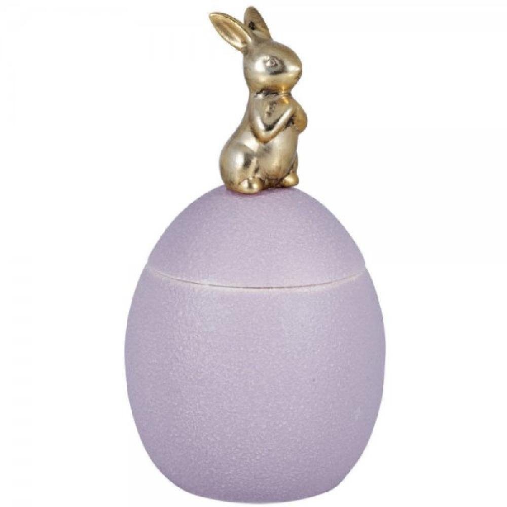 Greengate Osterfigur Bonbonniere Osterei Deckel mit Hase Lavender (Large)