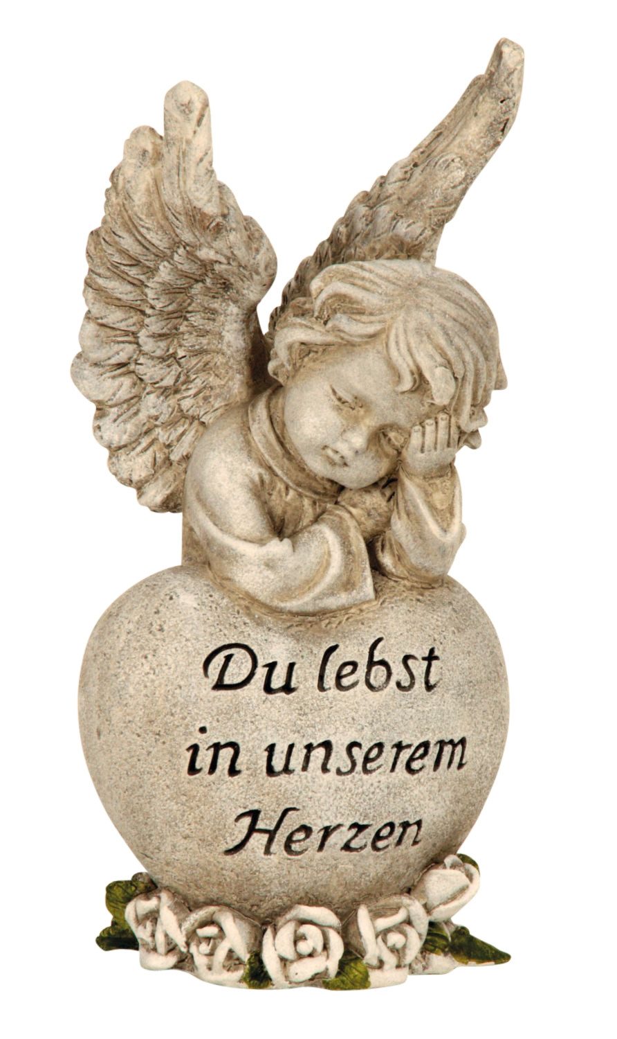 MF Grabkerze Grabengel mit Spruchherz Du günstig online kaufen