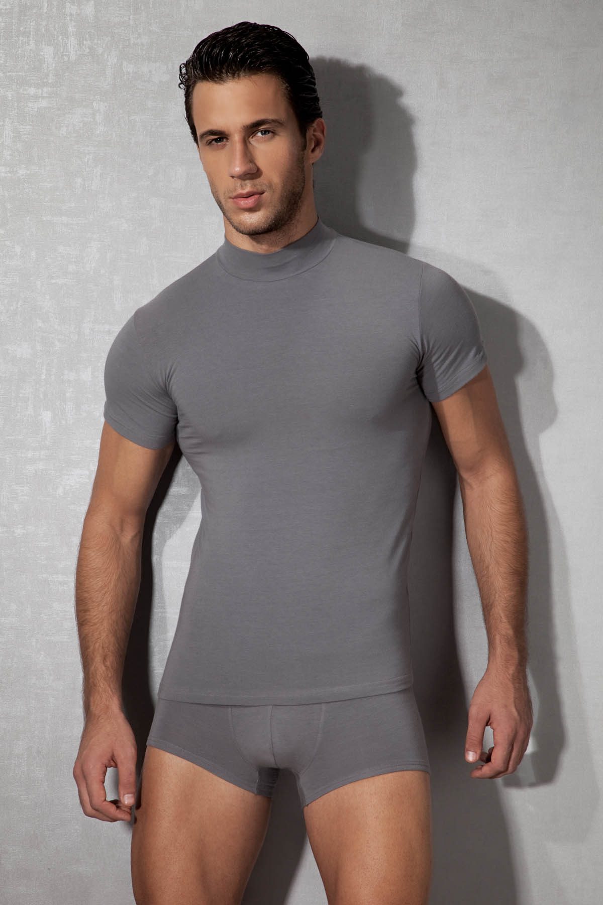 DOREANSE T-Shirt Herren Slim Fit T-Shirt günstig online kaufen