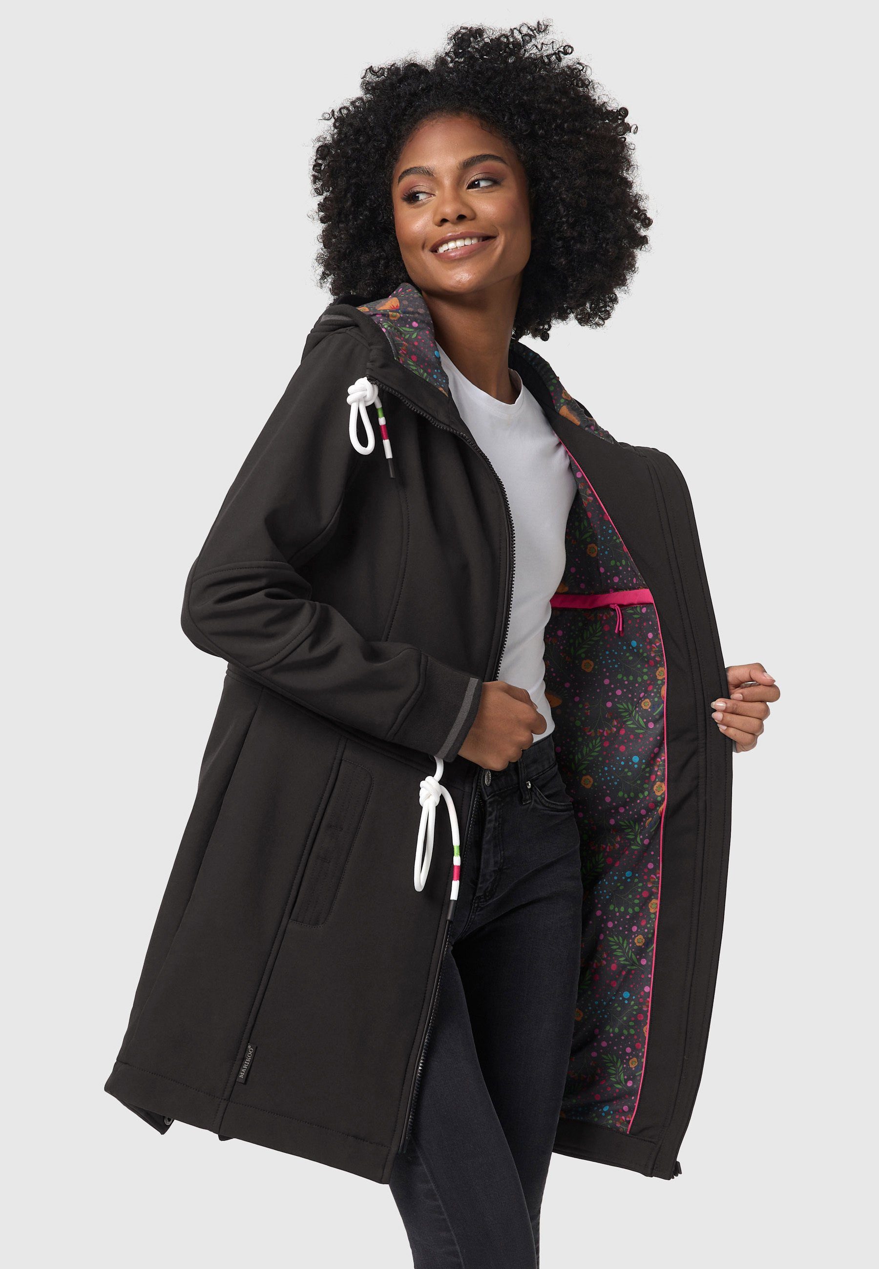 Marikoo Softshelljacke Mount Furnica mit hochschließendem Kragen – Bild 4 von 5