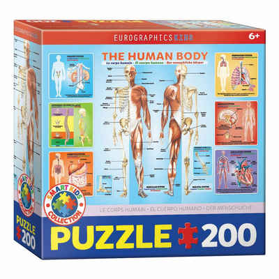 EUROGRAPHICS Puzzle Der menschliche Körper, 200 Puzzleteile
