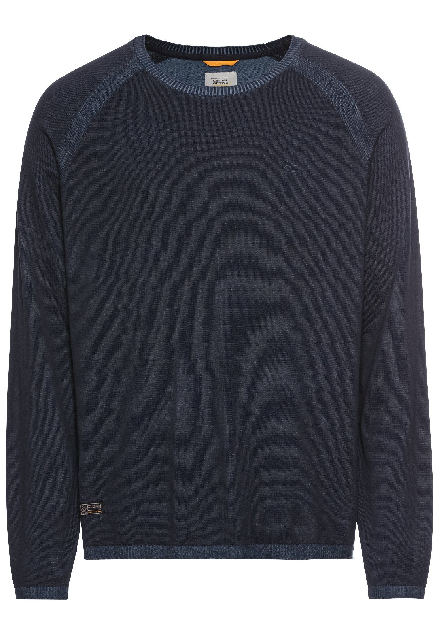 camel active Strickpullover Rundhals Pullover aus günstig online kaufen