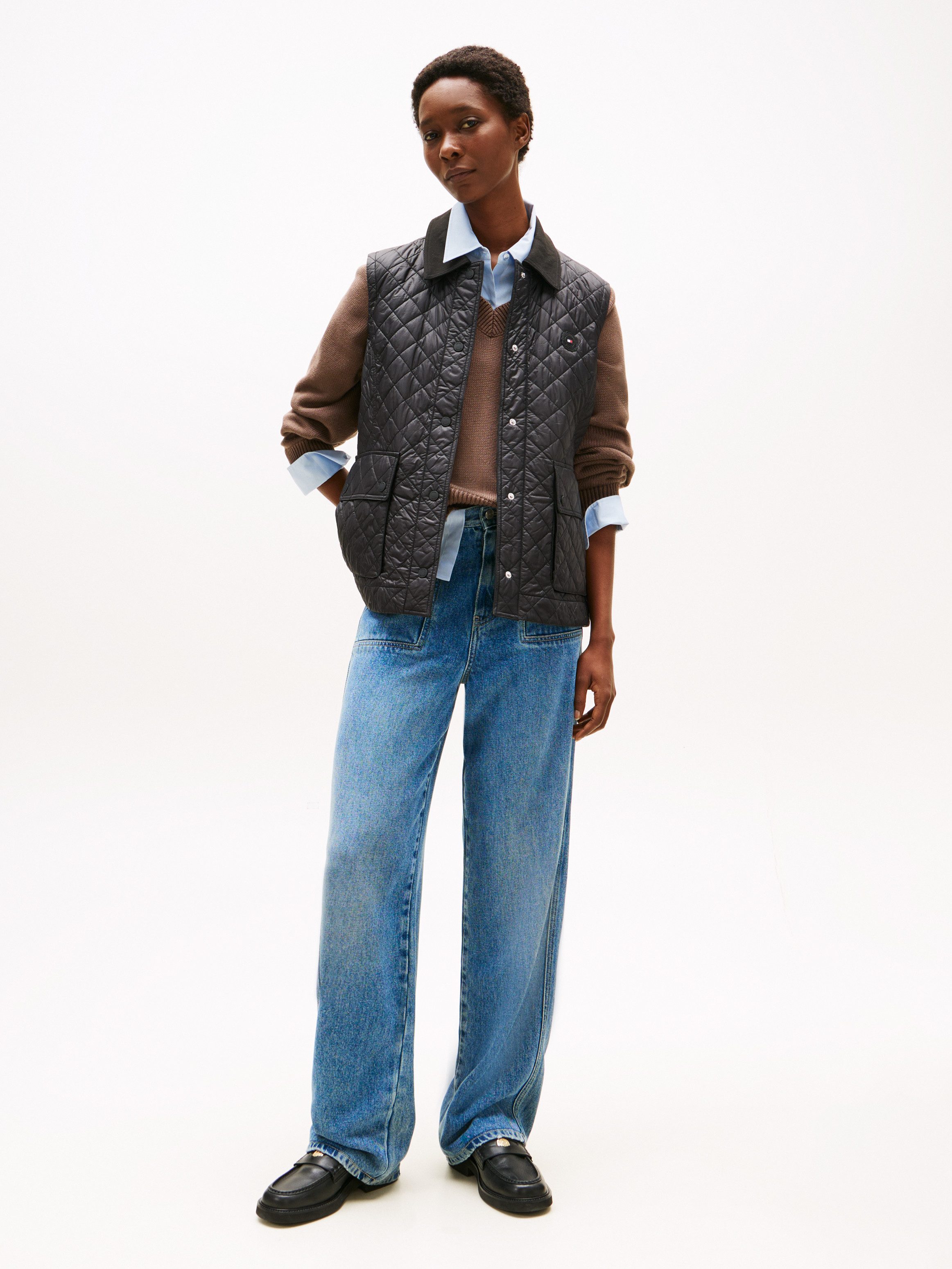 Tommy Hilfiger Steppweste PADDED NYLON SLIM QUILTED VEST günstig online kaufen