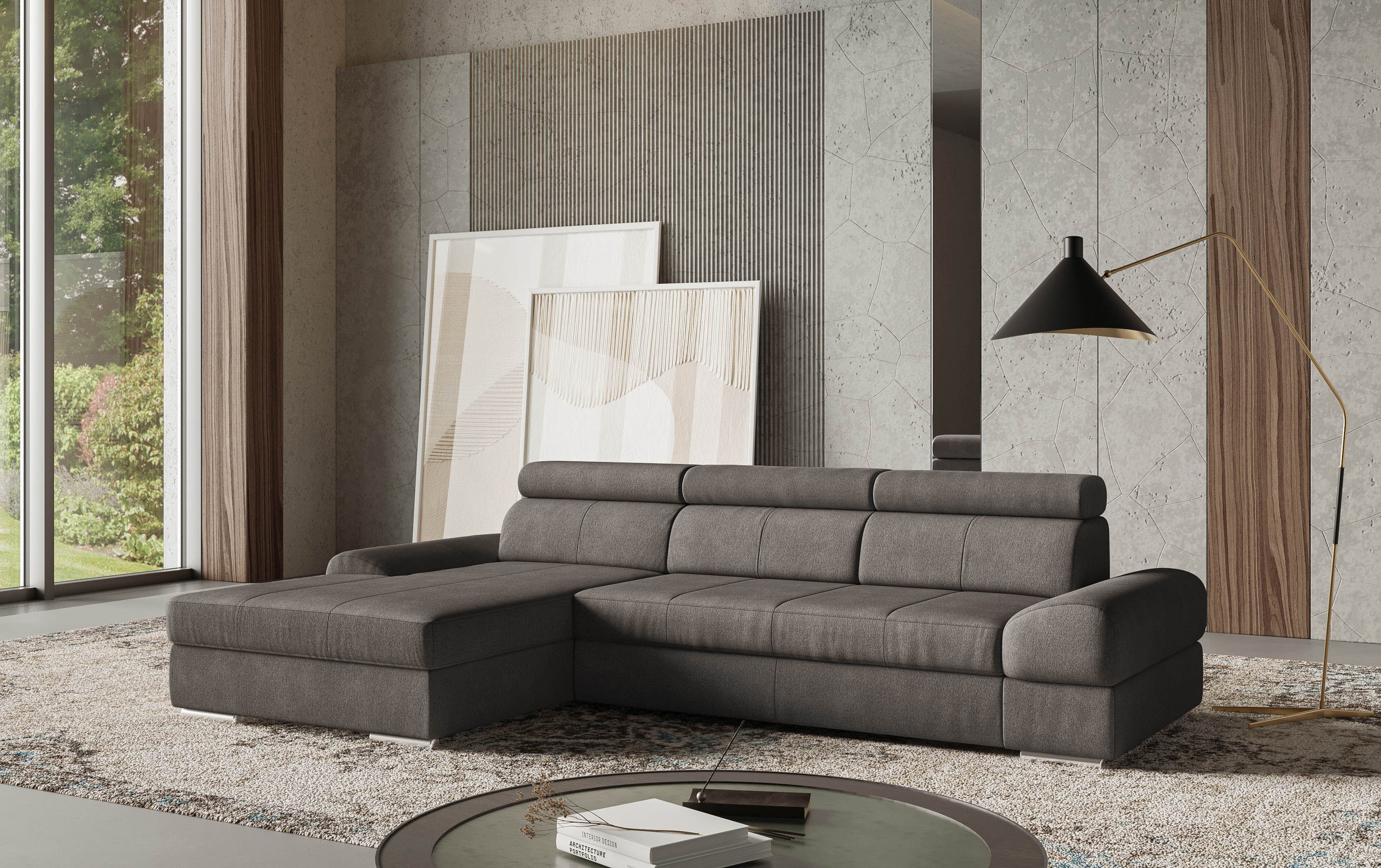 sit&more Ecksofa Broadway L-Form, inklusive Kopfteilverstellung, günstig online kaufen
