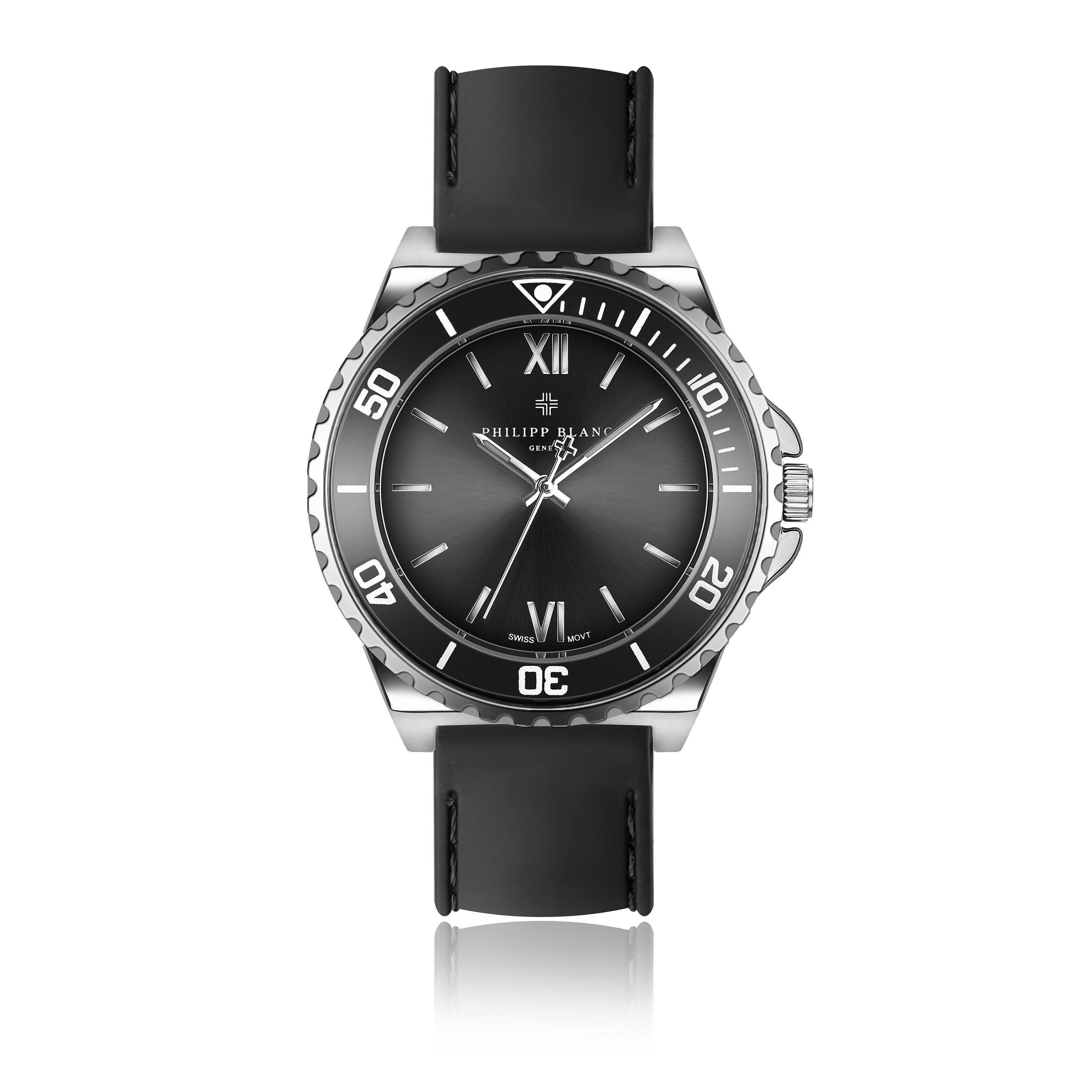 PHILIPP BLANC Quarzuhr PD2-S170S Wettingen Rubber link
