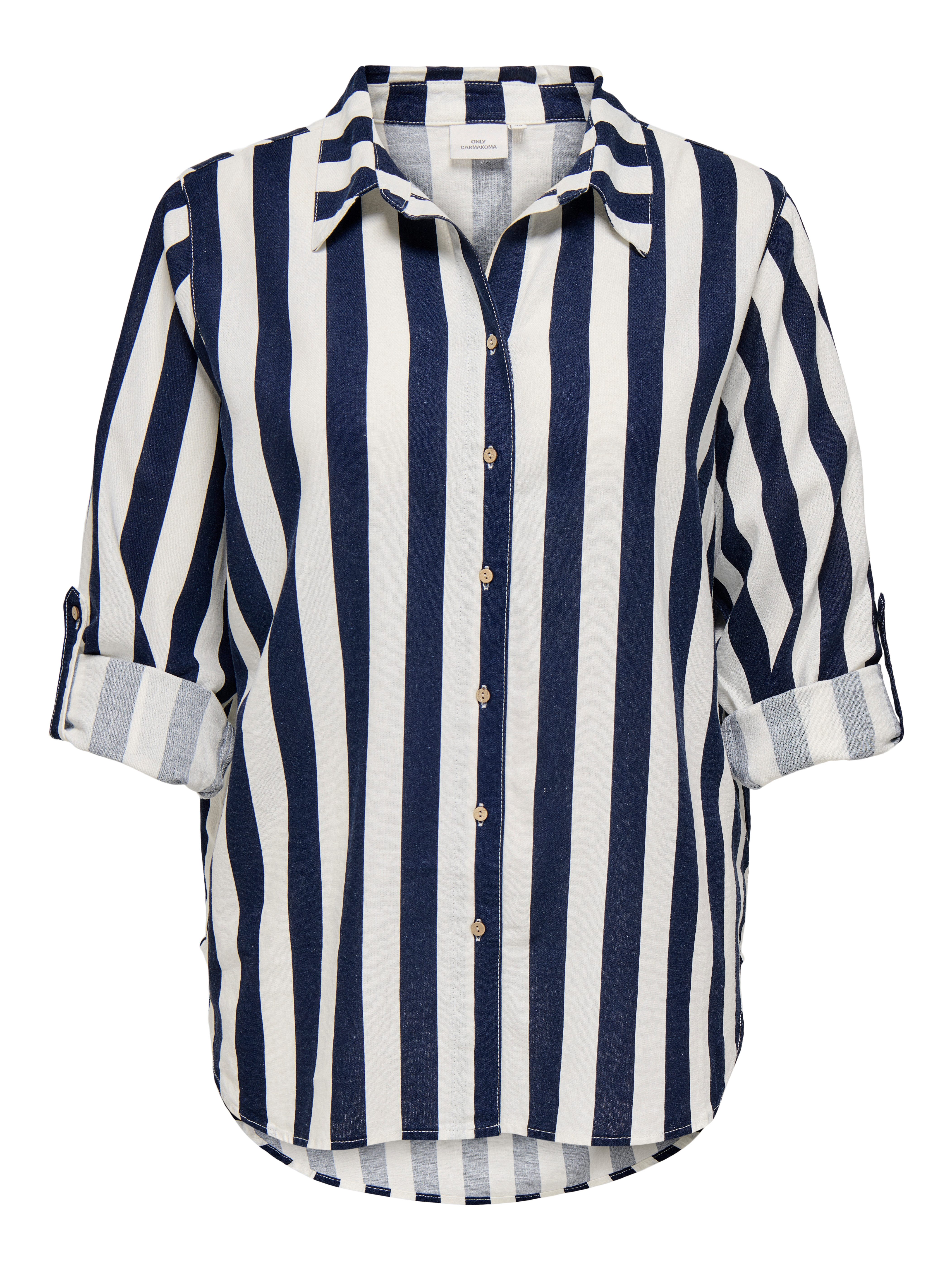 Longbluse CARGOA 3/4 STRAP LINEN BL SHIRT CC PNT