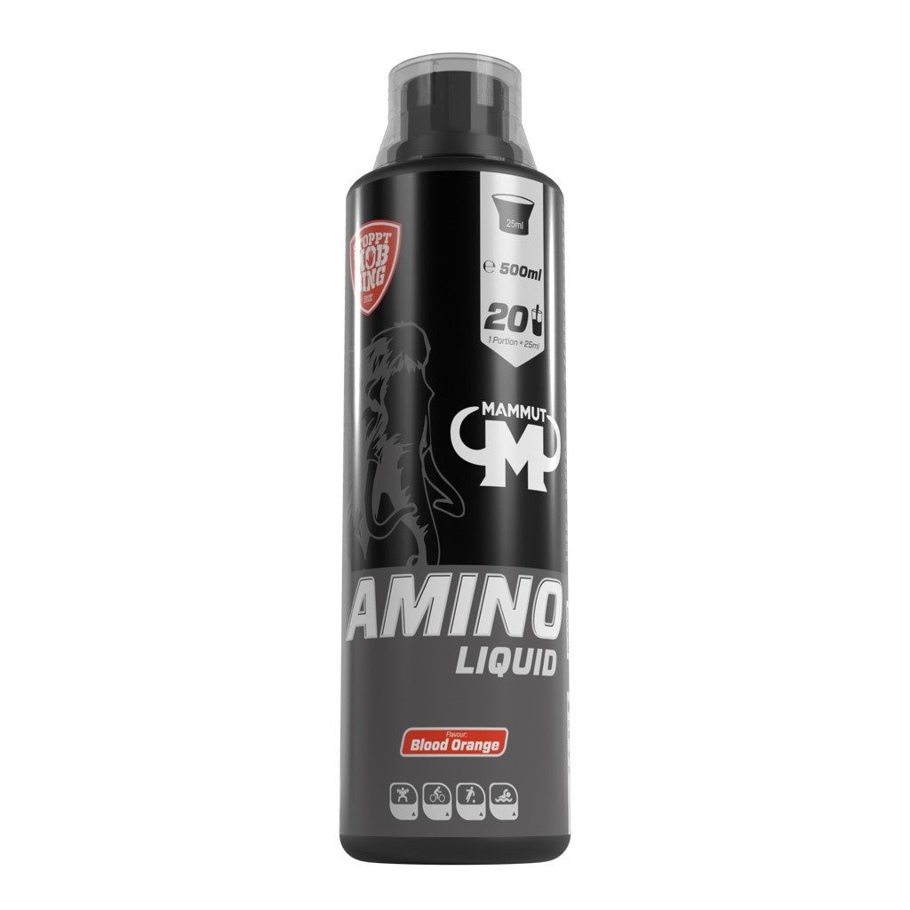 Mammut Nutrition Amino Liquid - Blutorange - 500 ml Flasche Flüssigkeit