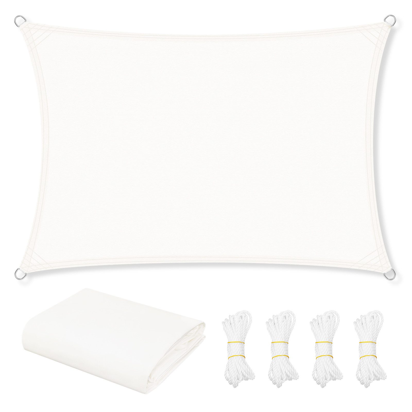 Woltu Sonnensegel, (1-tlg), aus PES, 200 g/m² Polyester, 95% UV Schutz, für Balkon Terrasse Garten