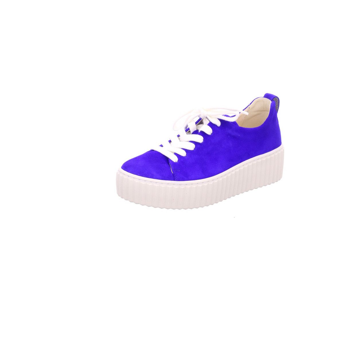 Freizeit Schnürer für Damen in blau Sneaker