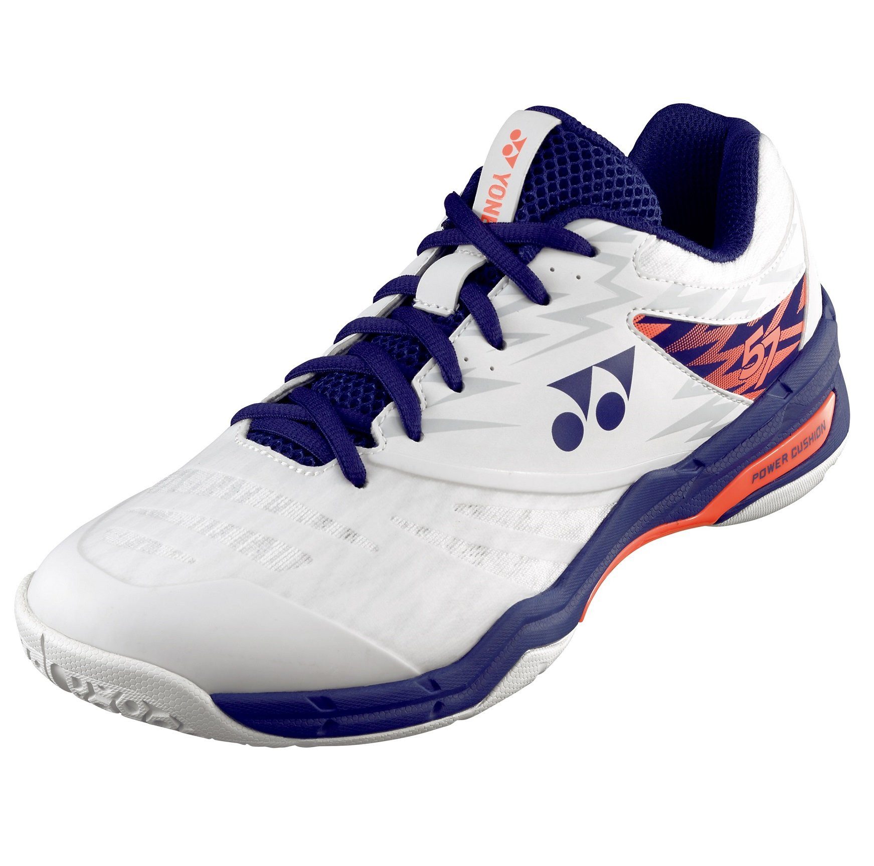 Yonex Power Cushion 57 weiss/orange Herren Badmintonschuh