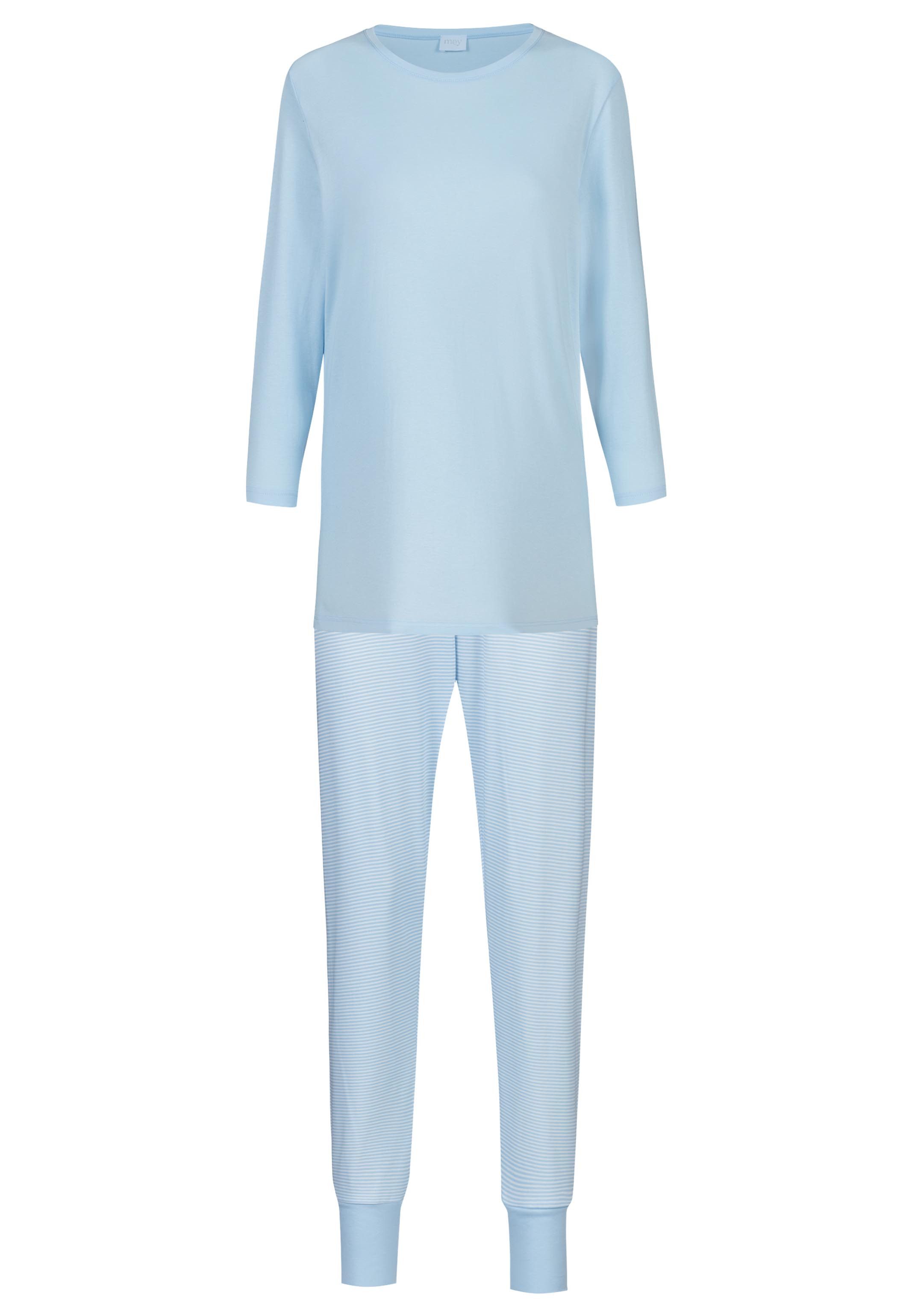 Mey Pyjama Simple Stripes (Set, 2 tlg) Schlafanzug - Baumwolle - Atmungsaktiv