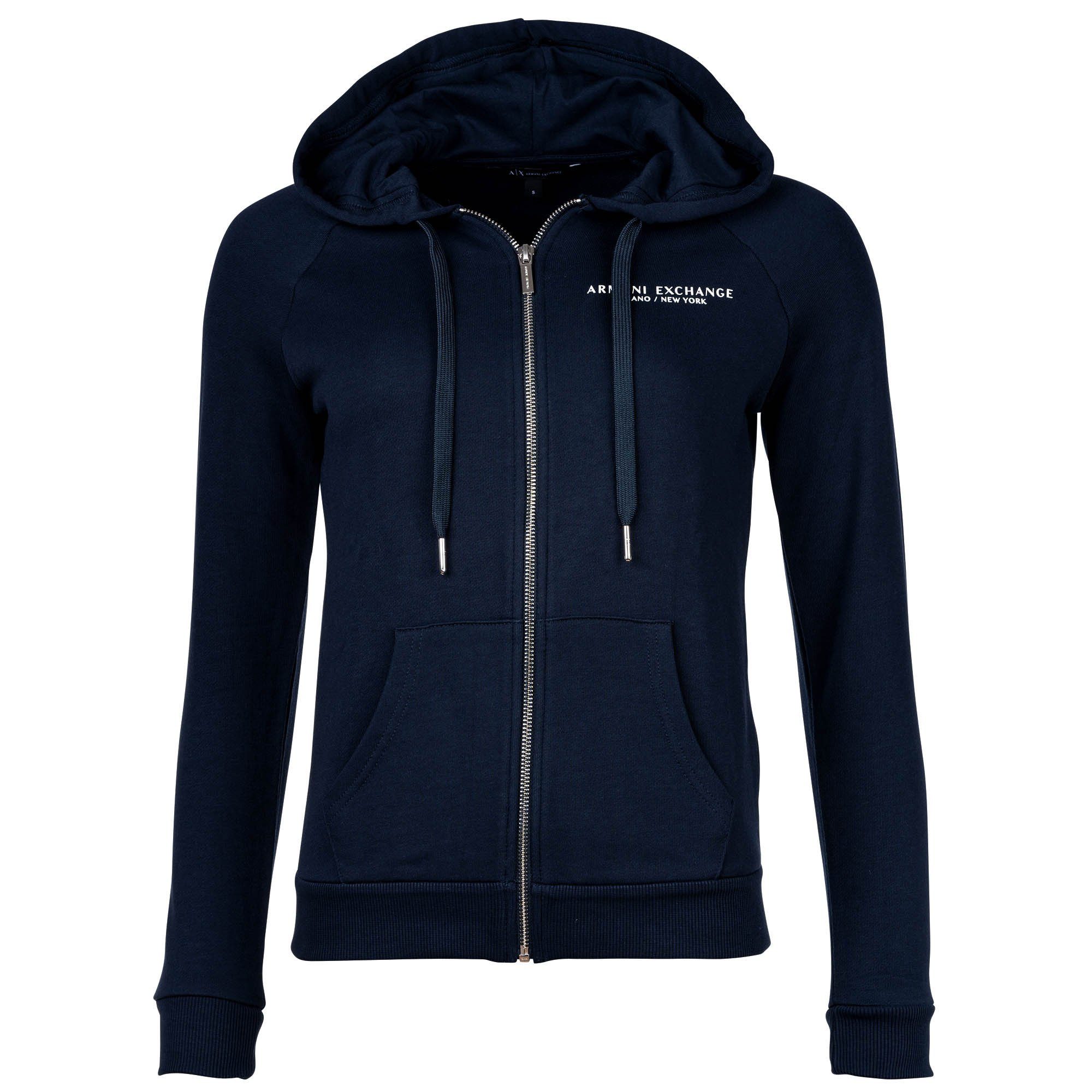 ARMANI EXCHANGE Sweater Damen Sweatjacke Baumwolle günstig online kaufen