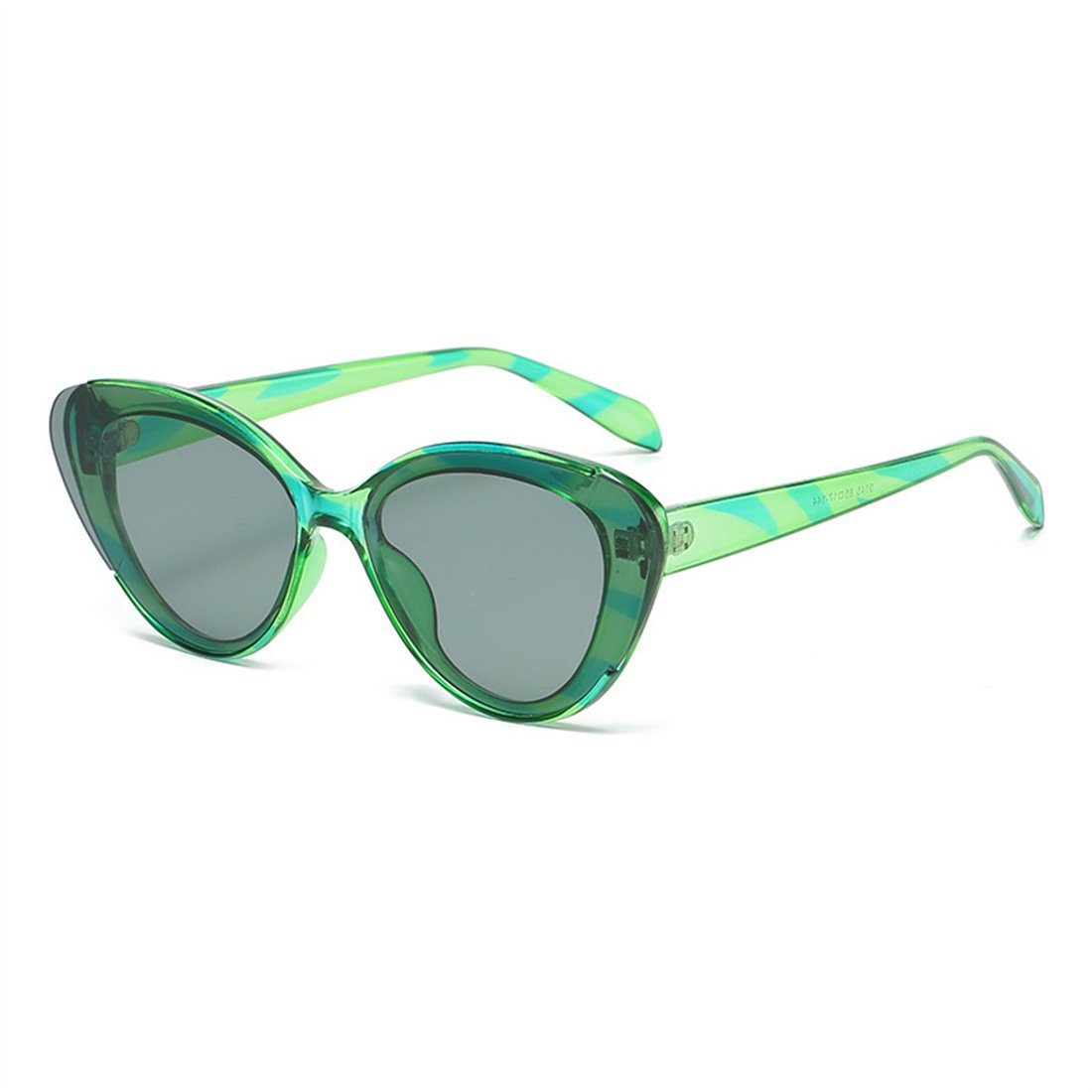 trendige Katzenaugen-Sonnenbrille, Sonnenbrille Damenmode DÖRÖY Blackout-Sonnenbrille