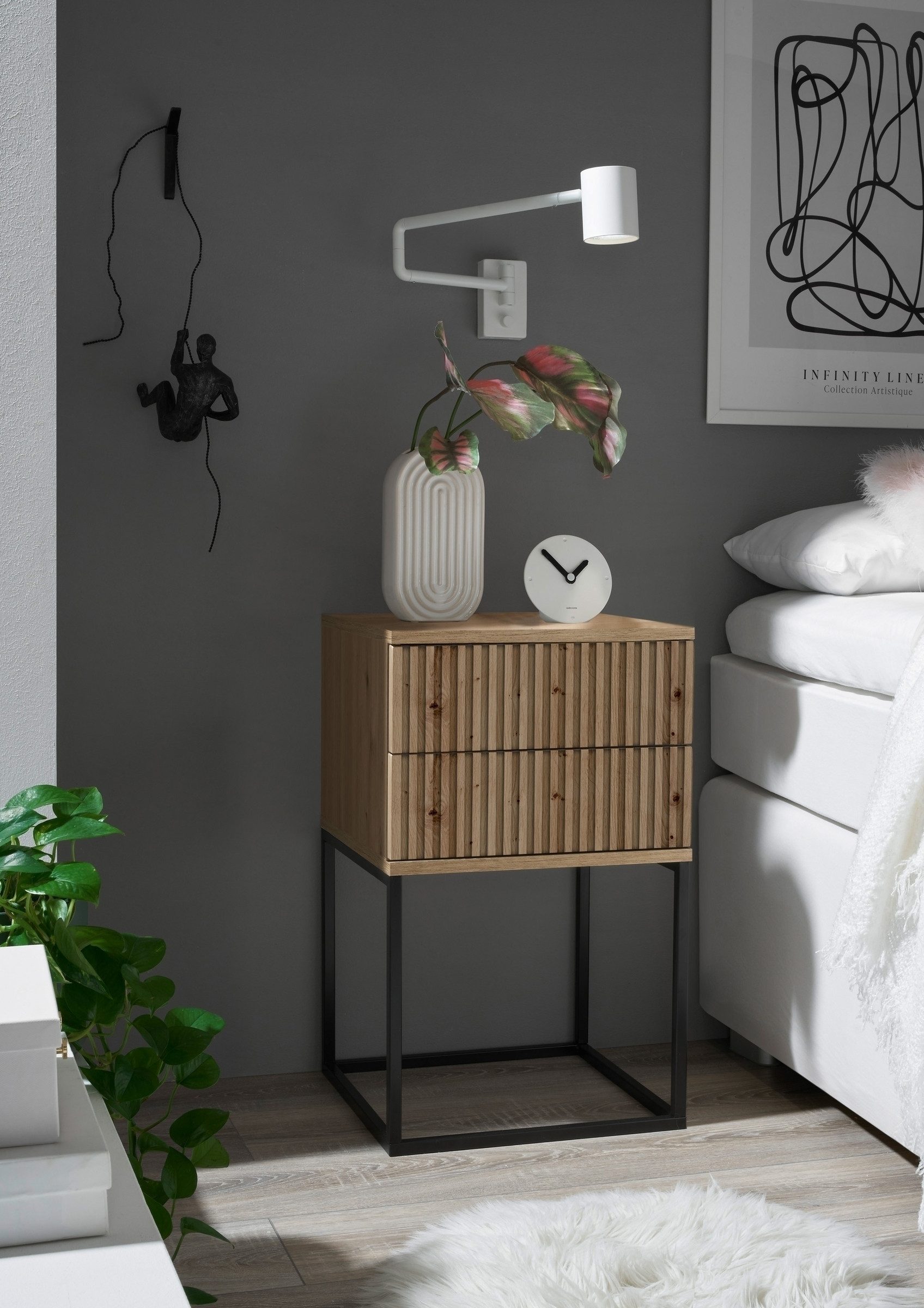 Pol-Power Nachtkommode 40 x 65 x 38,5 cm (B/H/T)