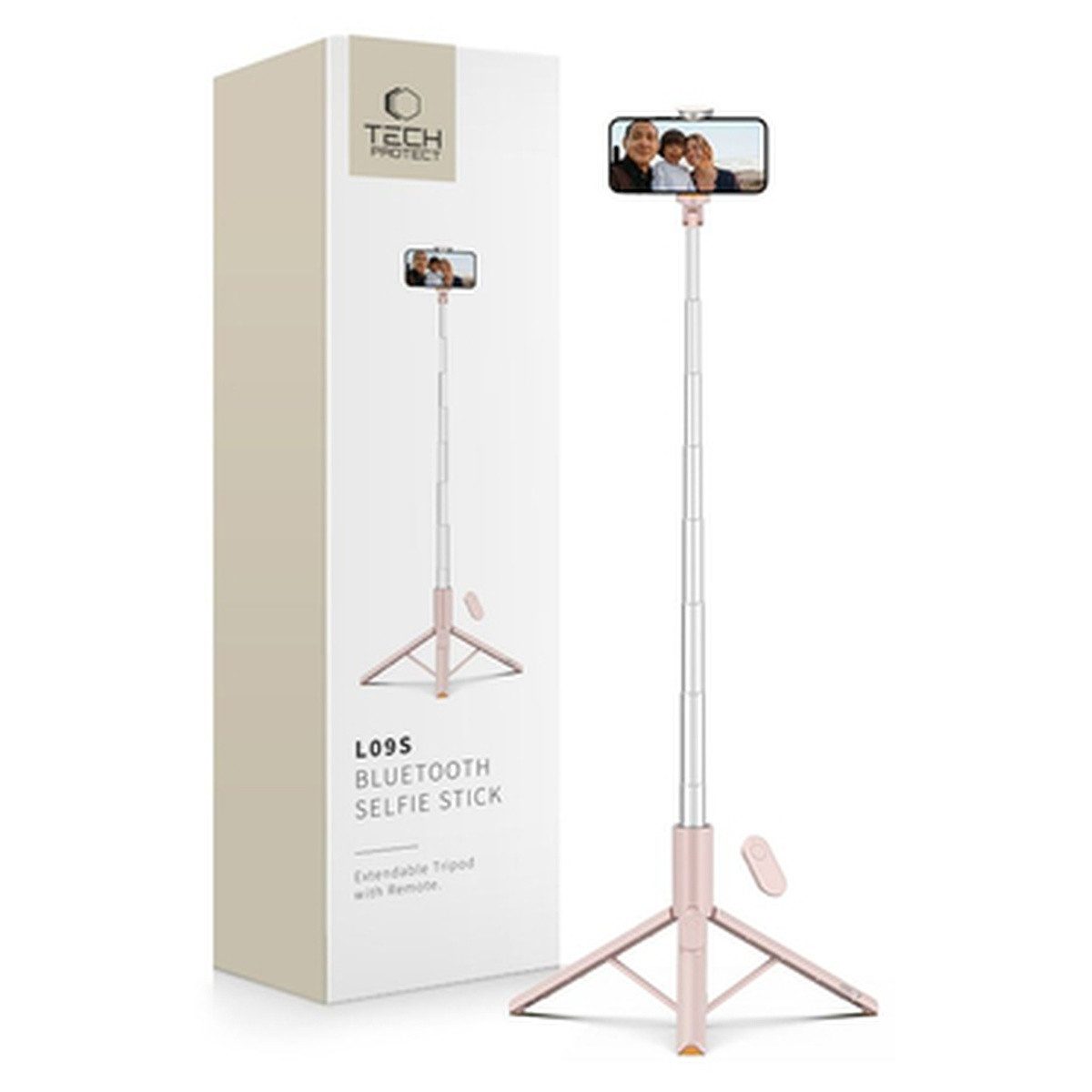 TECH PROTECT Selfie-Stick Selfie Stick Tech Protect L09S mit Stativ