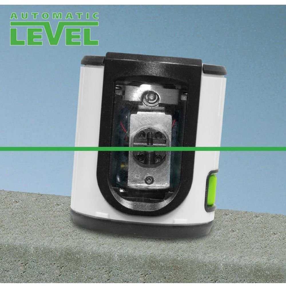 LASERLINER Las mit Kreuzlinien-Laser Laserwasserwaage grünem Green-Set EasyCross-Laser Laserliner