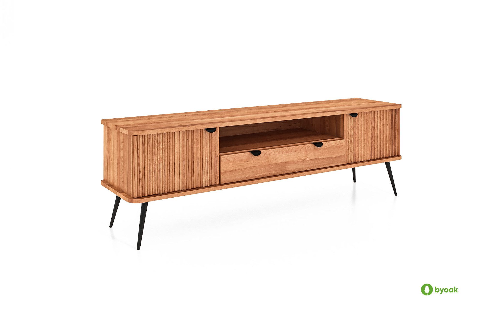 byoak TV-Schrank KULA aus Massivholz, Naturgeölt