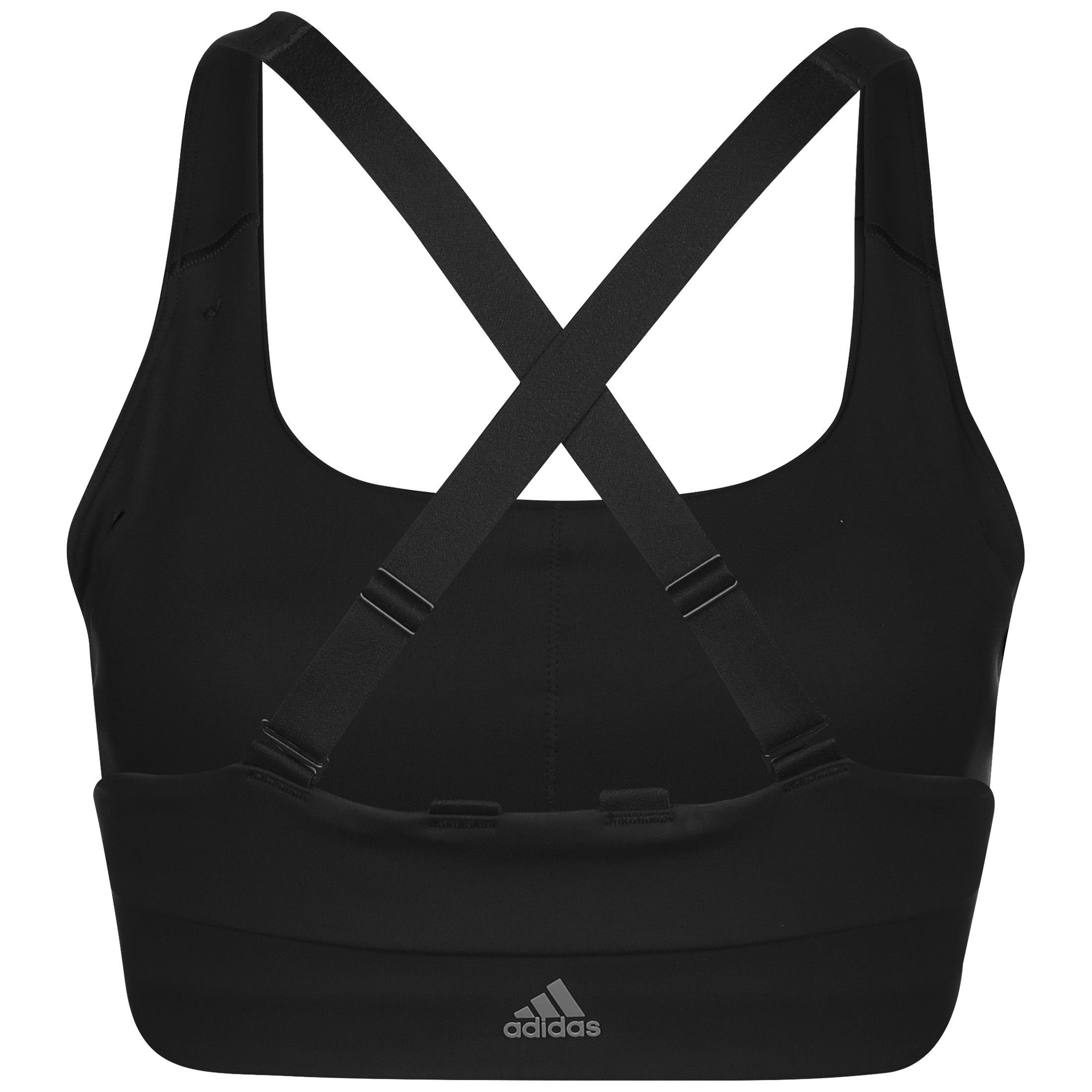 adidas B Logo weiß schwarz 4 3 Training Damen Sport-BH / Designed Sport-BH Performance