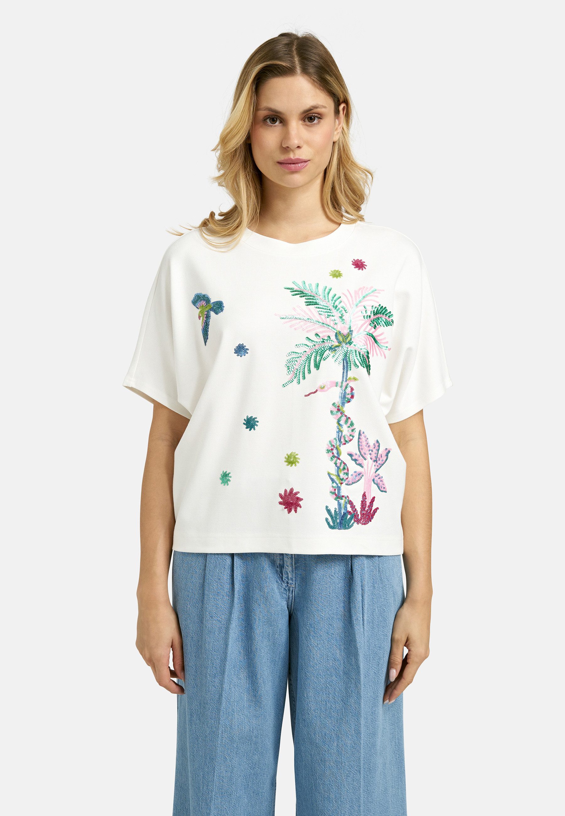 Milano Italy Sweater mit Pailletten
