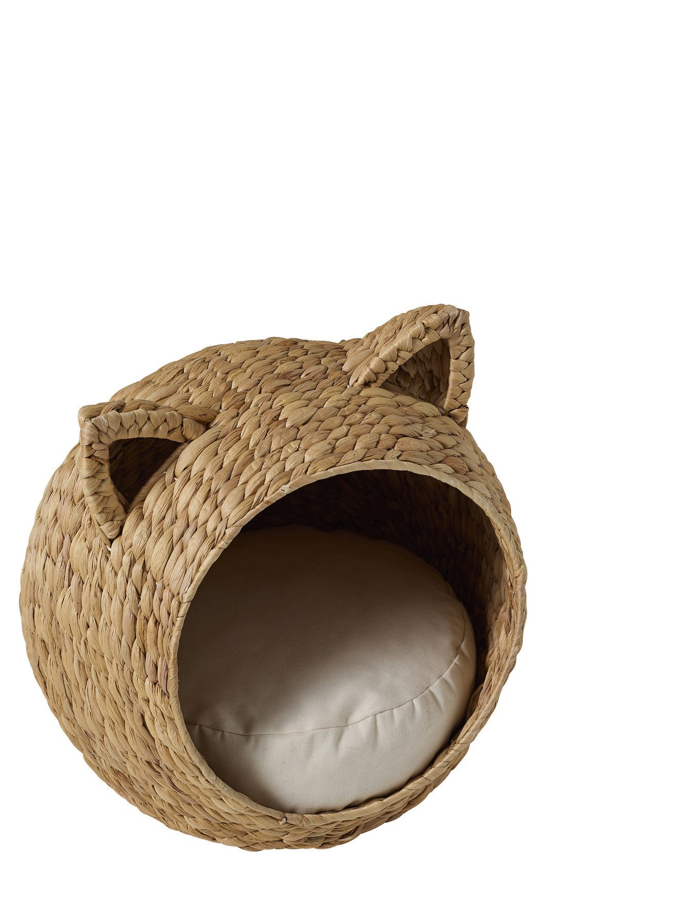 vertbaudet Tierkorb Katzenkorb aus Wasserhyazinthe – Bild 3 von 5