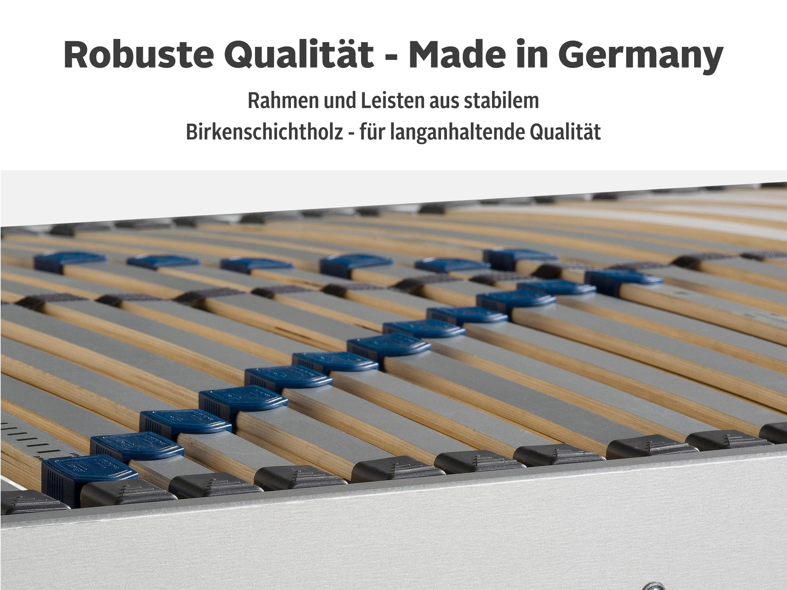 Lattenrost Tronfjell, 90x200, 140x200 cm und weiteren Größen, OTTO home, Kopfteil nicht verstellbar, Fußteil nicht verstellbar, Lattenrost für alle Matratzen, l – Bild 5 von 5