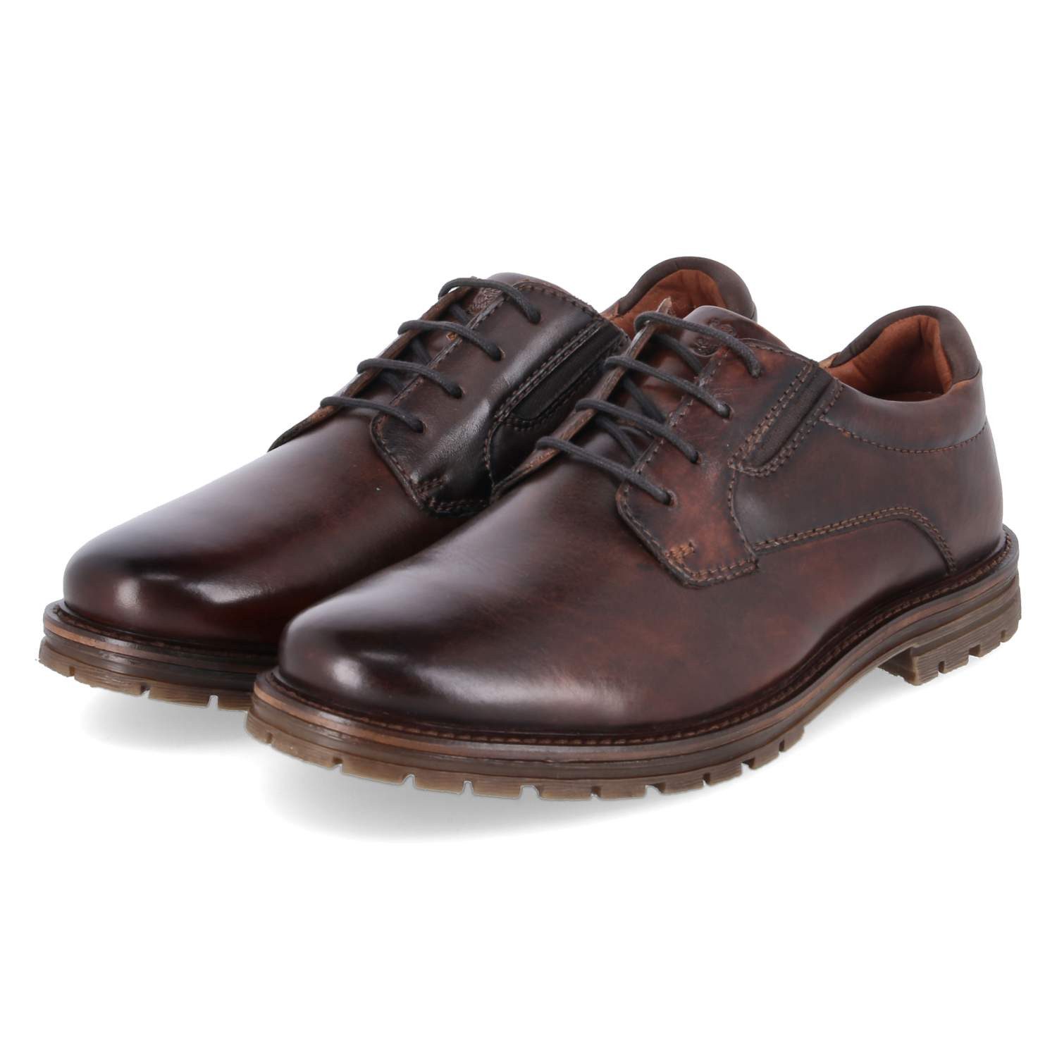 Salamander Salamander E31AUZ011000-6300 Herren Glattleder brown Schnürschuh