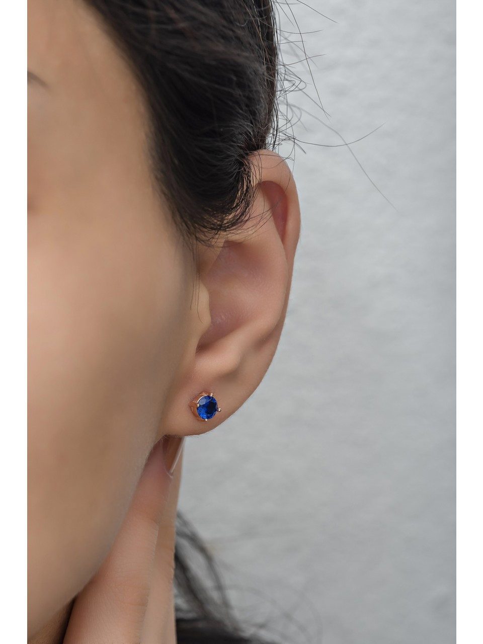 Nisan Ohrring-Set, Damen Ohrstecker – 925er Silber, Roségold, 5 mm Zirkonia günstig online kaufen