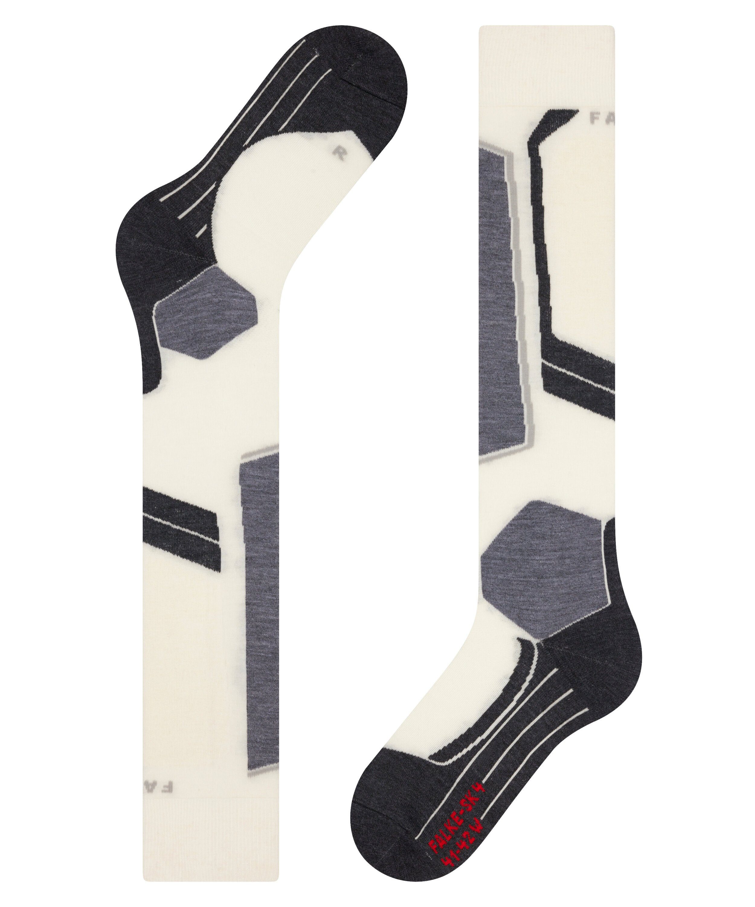 FALKE Skisocken SK4 Polsterung für Advanced (2040) Kontrolle off-white (1-Paar) leichter gute mit