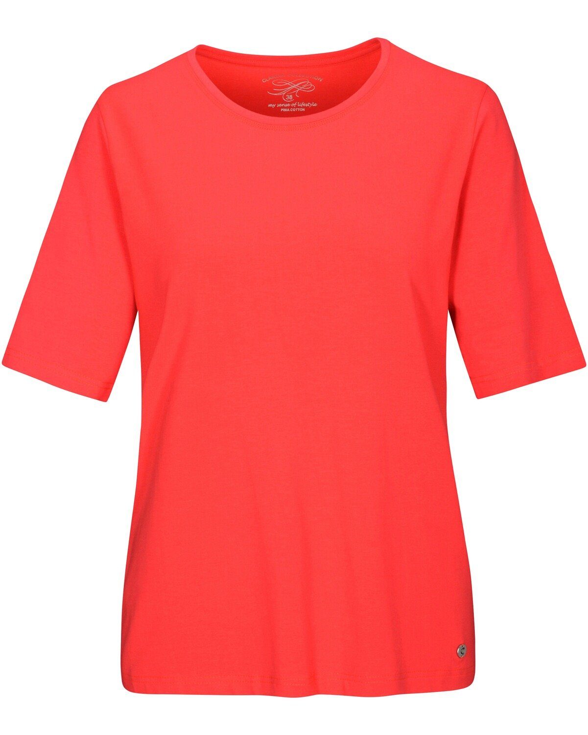 Clarina T-Shirt Halbarm-Shirt Rot