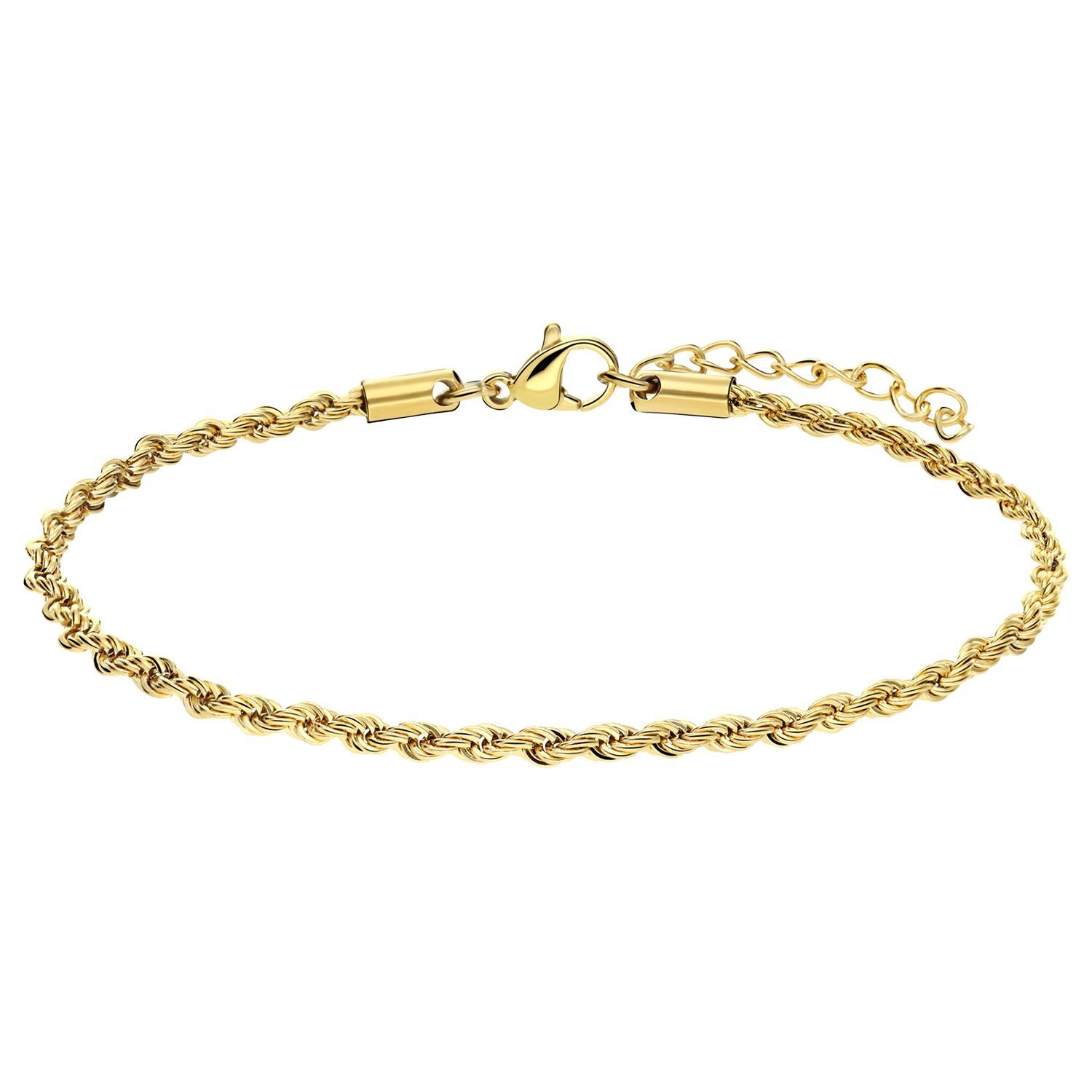 LUCARDI Gliederarmband Armband - Stahl - Gold - Unisex