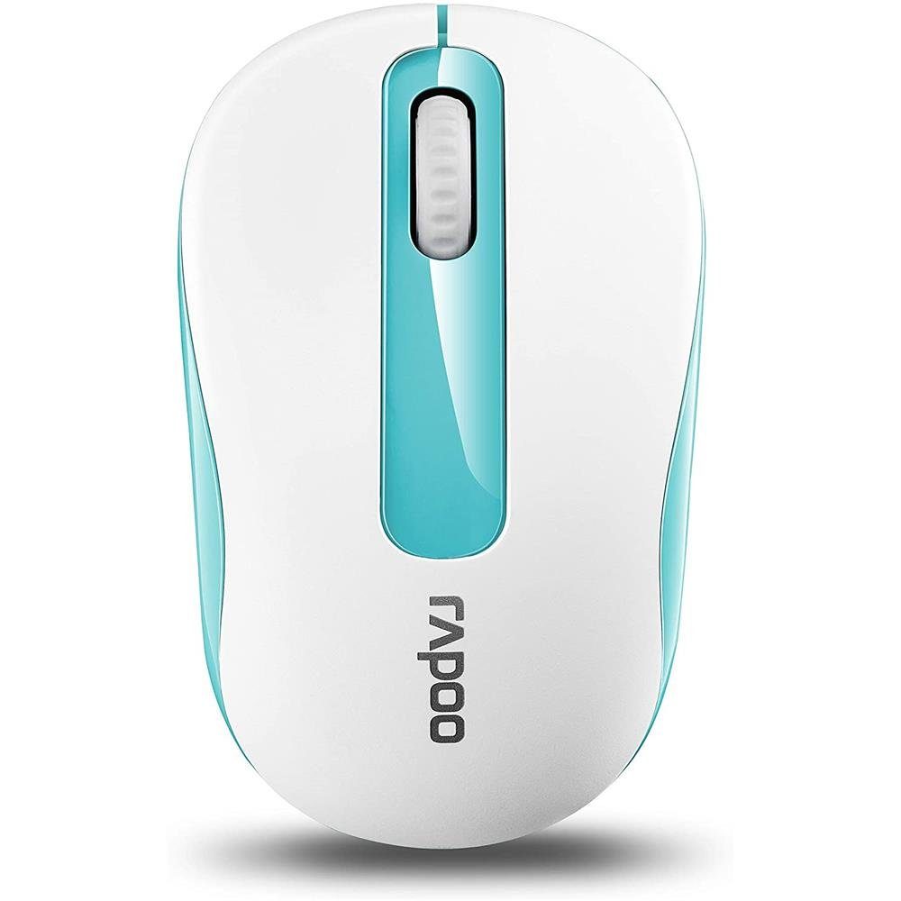 Rapoo M 10 Plus Maus (optisch, 3 Tasten, kabellos, Wireless, 2.4 GHz, USB, 1000 DPI)