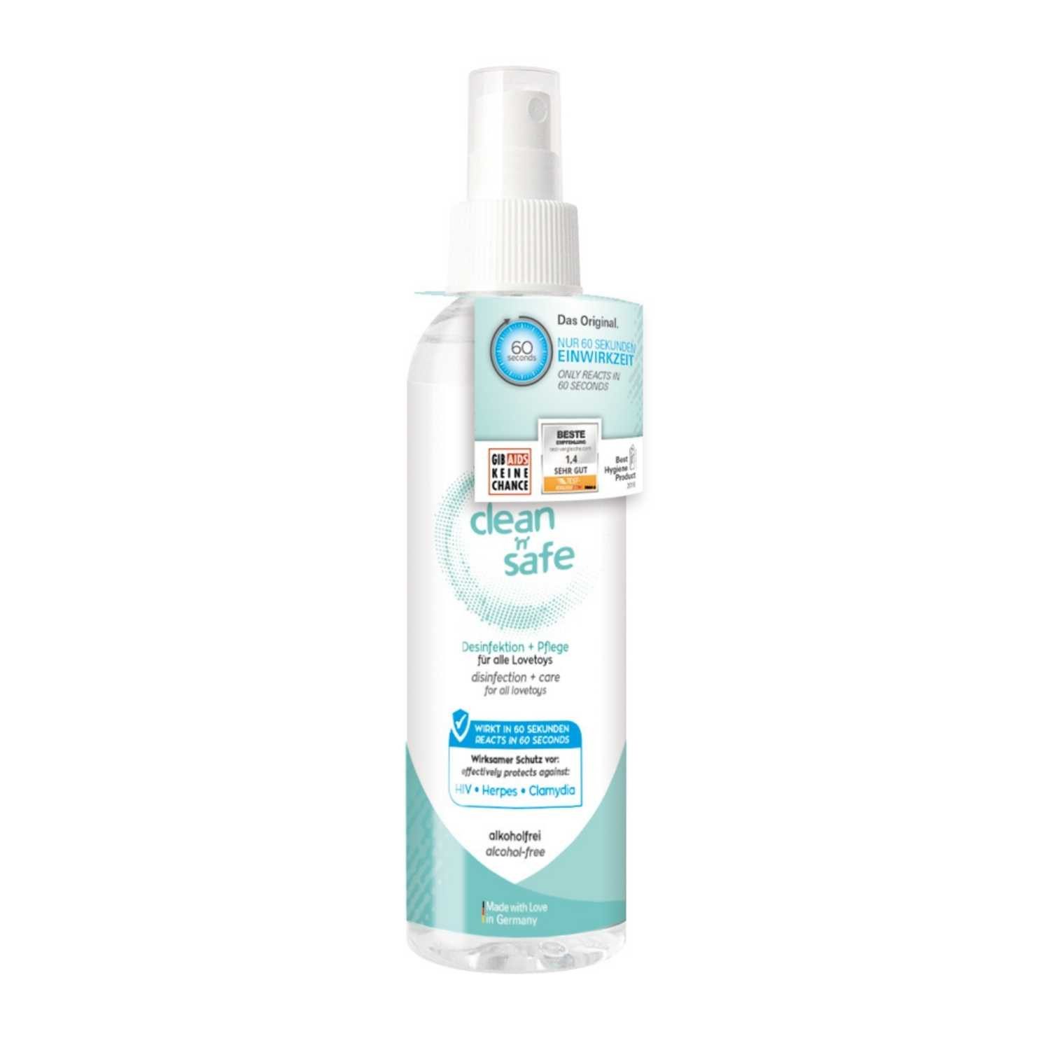 CLEAN and SAFE Reinigungs- und Desinfektionsmittel 200ml Oberflächen-Desinfektionsmittel