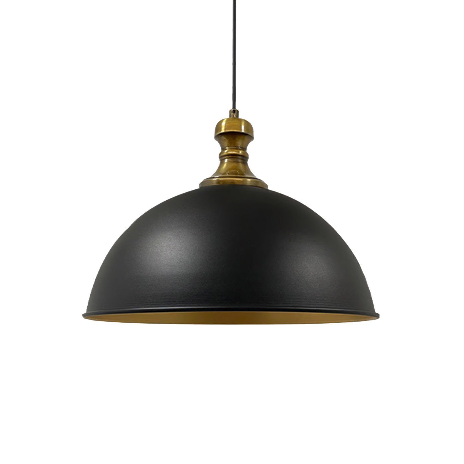Osasy Pendelleuchte Mit Metallschirm, Vintage Industrial-Look – Verstellbar, 2 Stück, Beige