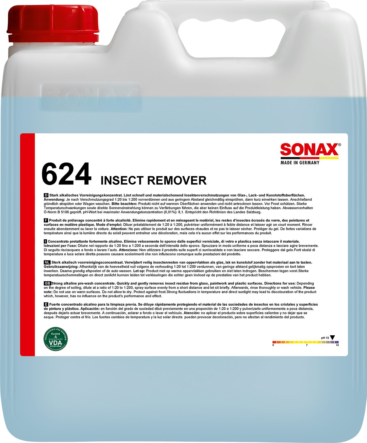 Sonax SONAX InsektenEntferner für Waschanlagen 10 L Auto-Reinigungsmittel