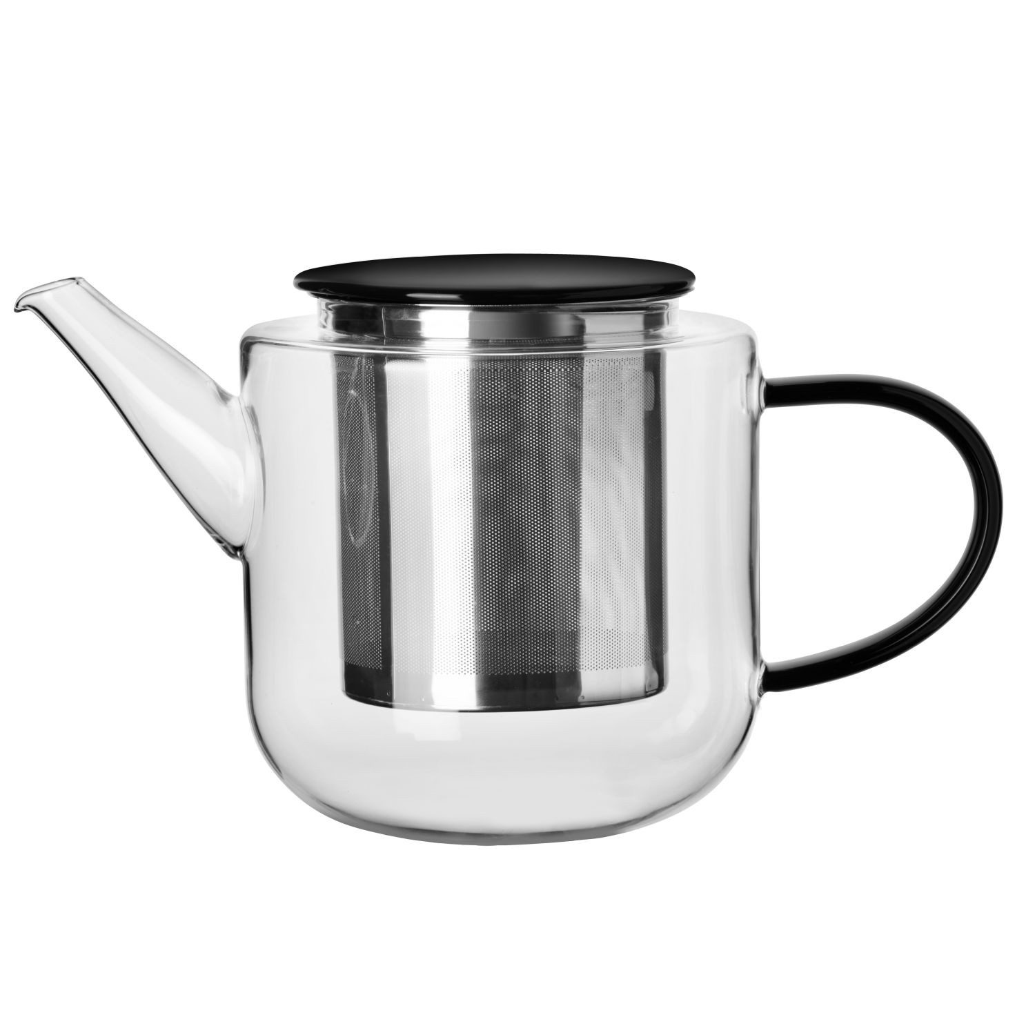 ASA SELECTION Teekanne Coppa Schwarz 1100 ml, 1,1 l