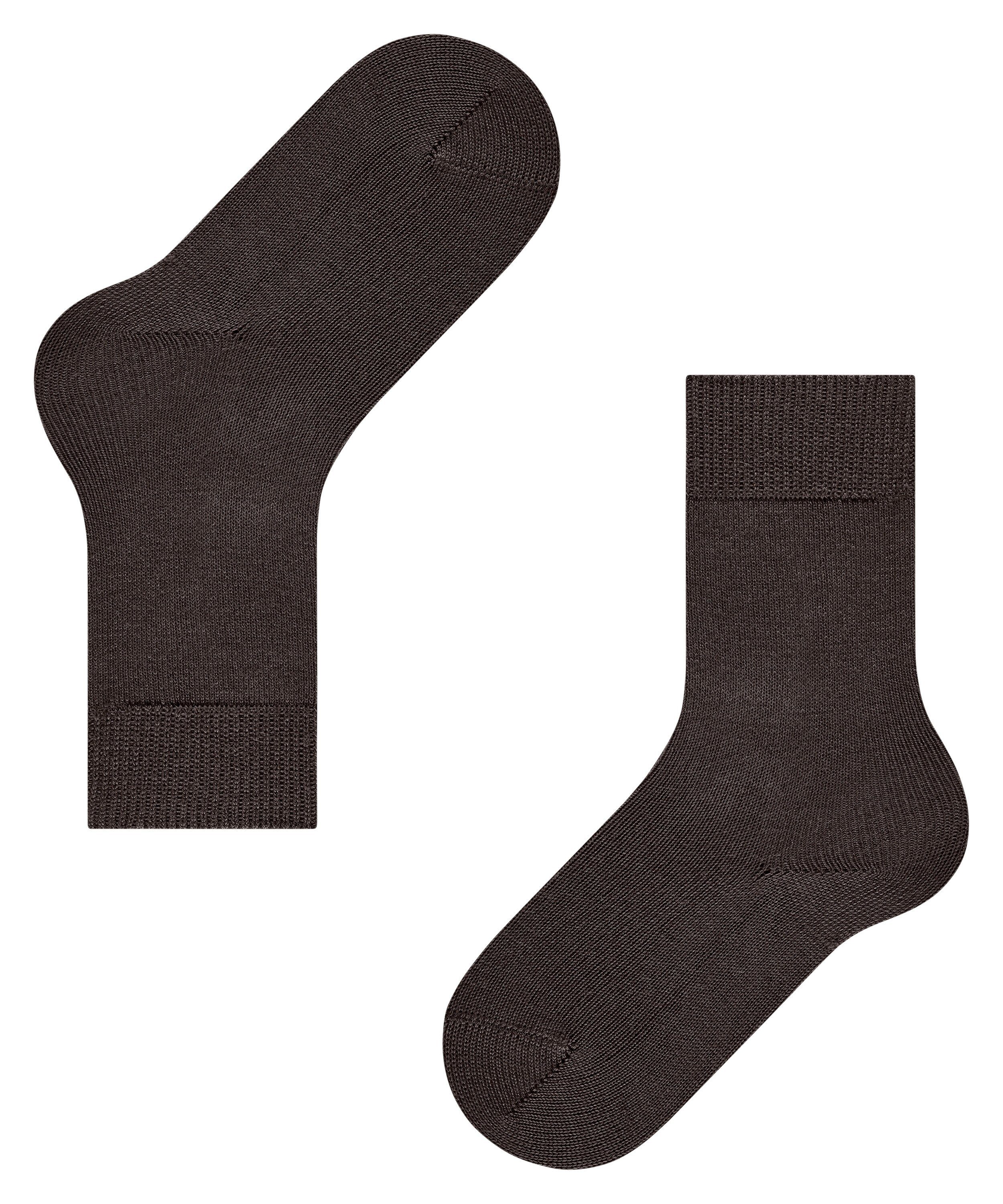 dark (1-Paar) brown Wool FALKE (5230) Socken Comfort
