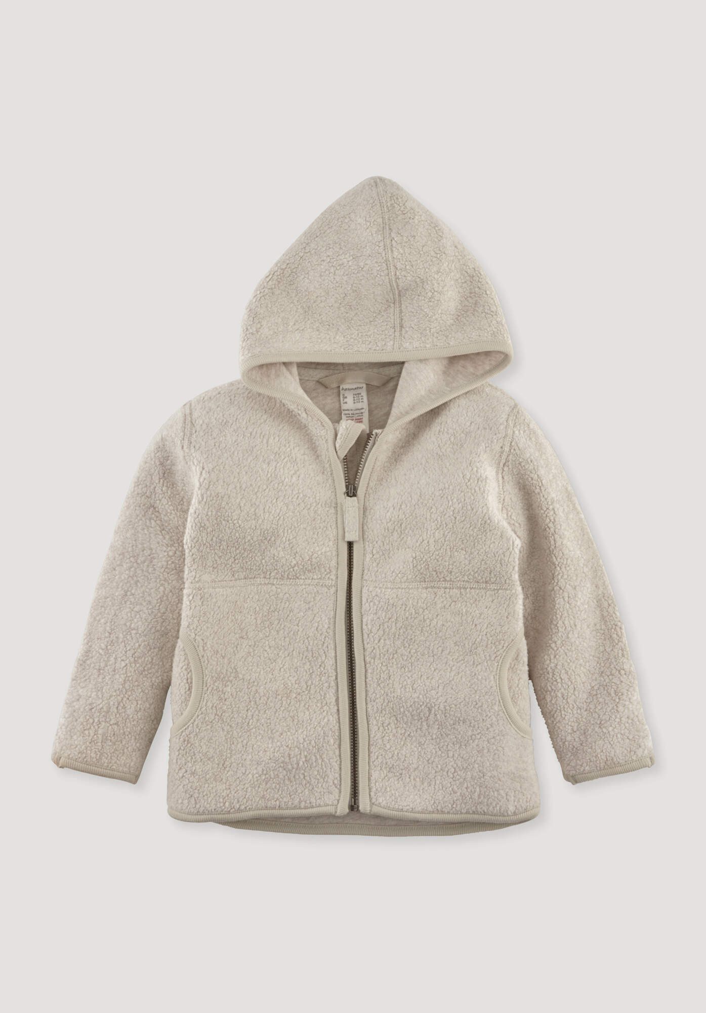 Hessnatur Fleecejacke aus reiner Bio-Baumwolle (1-St) – Bild 2 von 3
