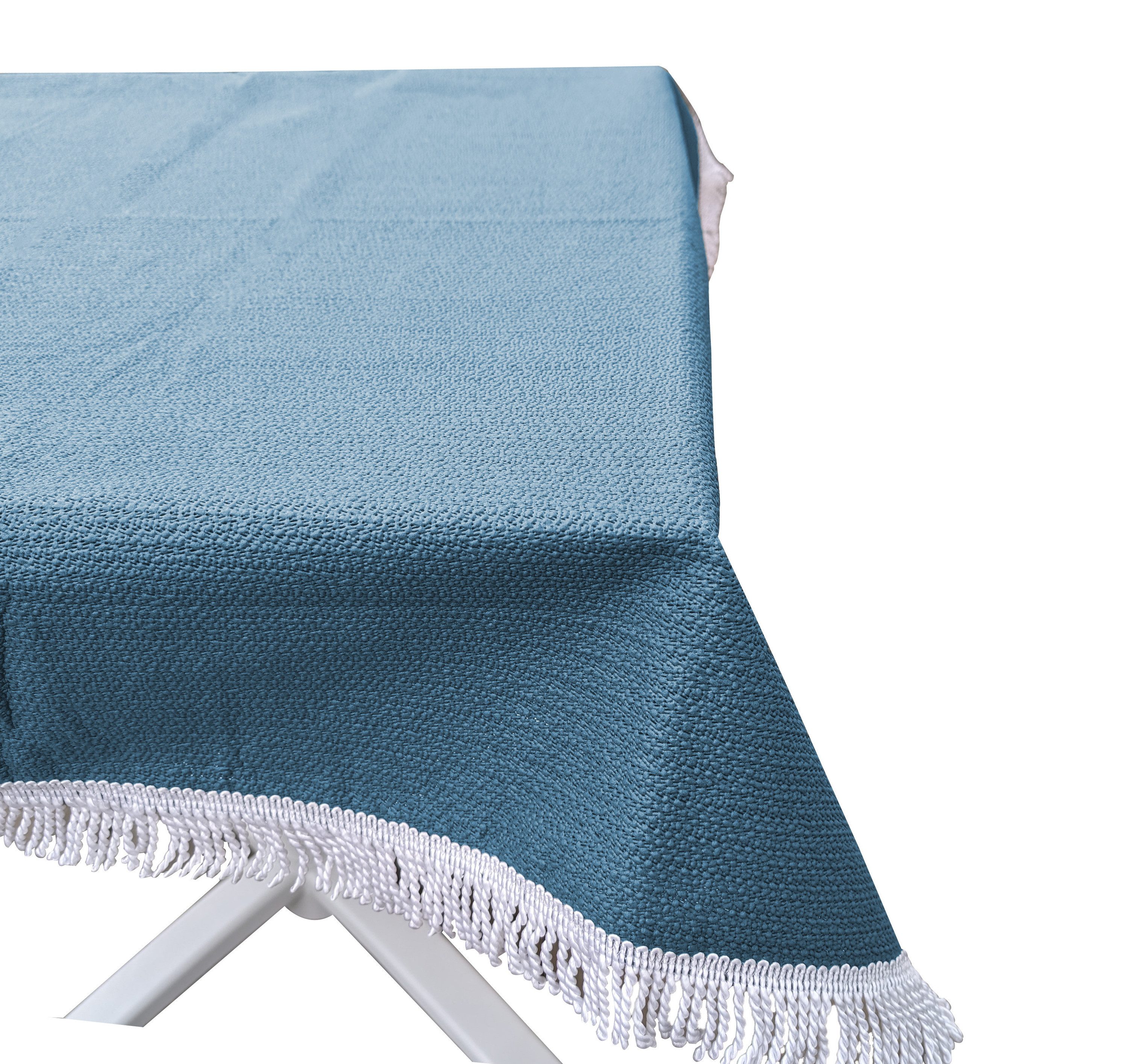 Grasekamp Gartentischdecke Gartentischdecke Weichschaum Azurblau günstig online kaufen