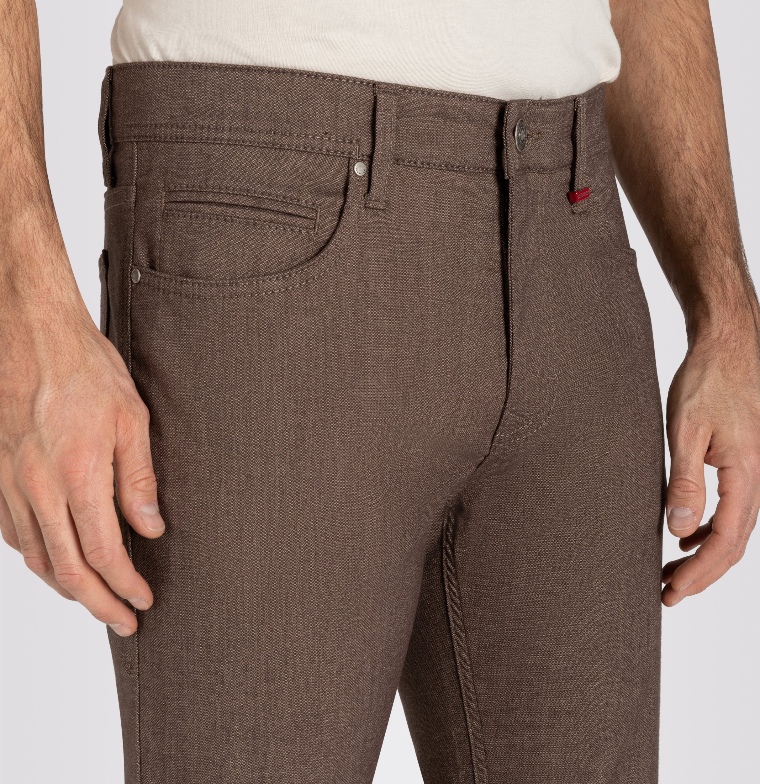 5-Pocket-Hose Arne brown Flex MAC toffee Structure