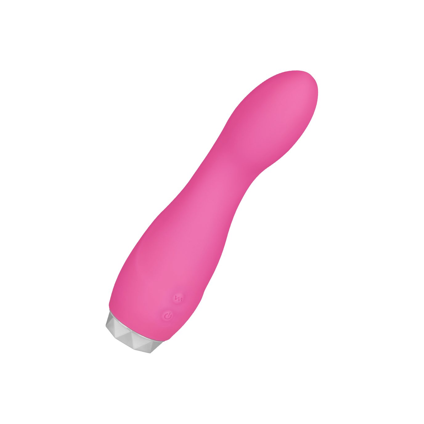 EIS Klitoris-Stimulator EIS G-Punkt-Vibrator, 'Gebogener Silikonvibrator, 15,3cm', wasserdicht
