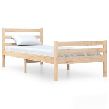 vidaXL Bett Massivholzbett 100x200 cm