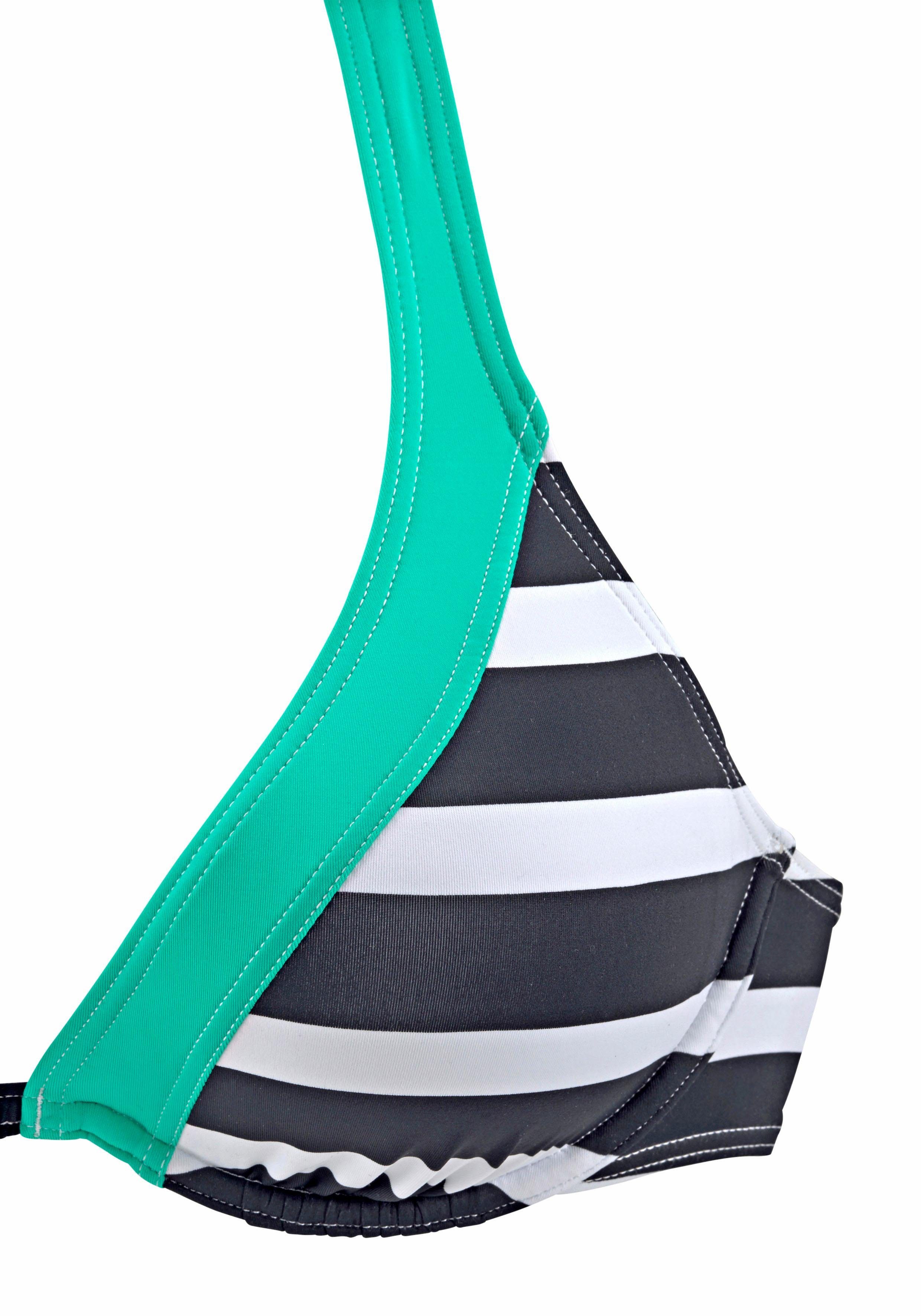 KangaROOS Bügel-Bikini-Top Anita, im angesagten Blockstreifendesign