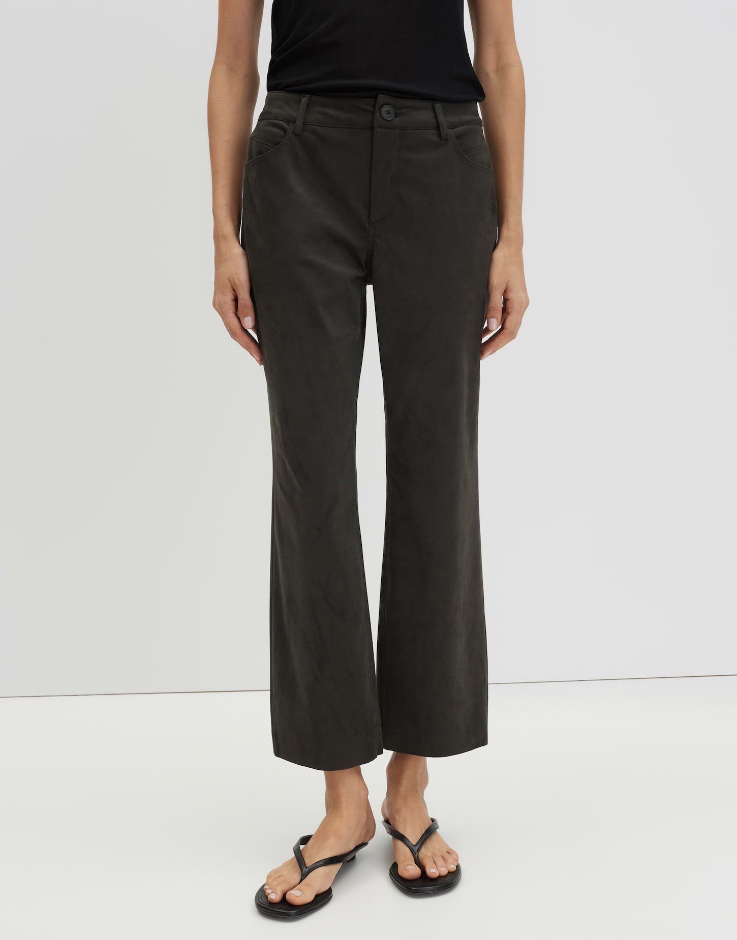 someday Lederhose Carile velours Samtige Oberfläche mit edler Optik