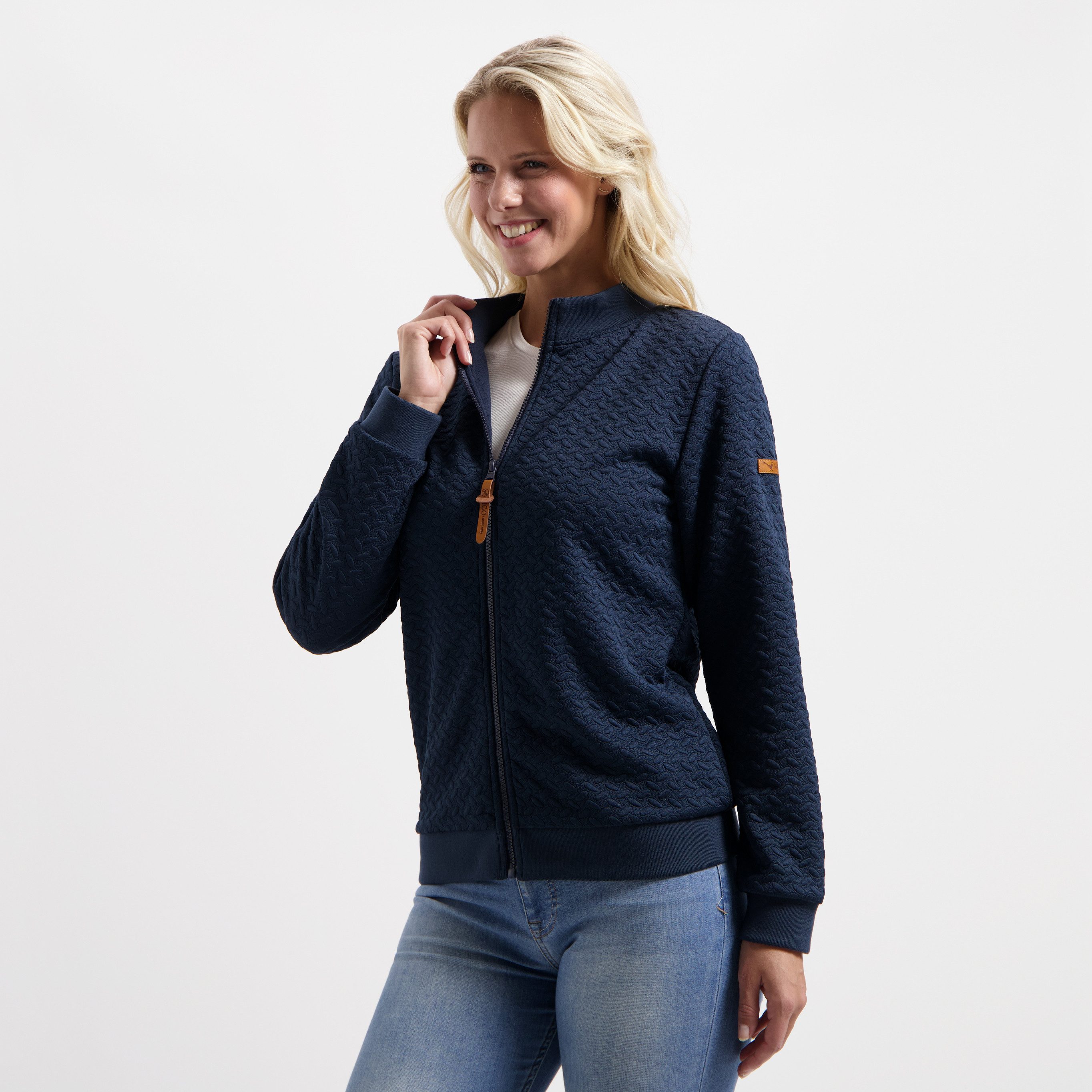 MGO Strickjacke MGO Flora Women Navy günstig online kaufen
